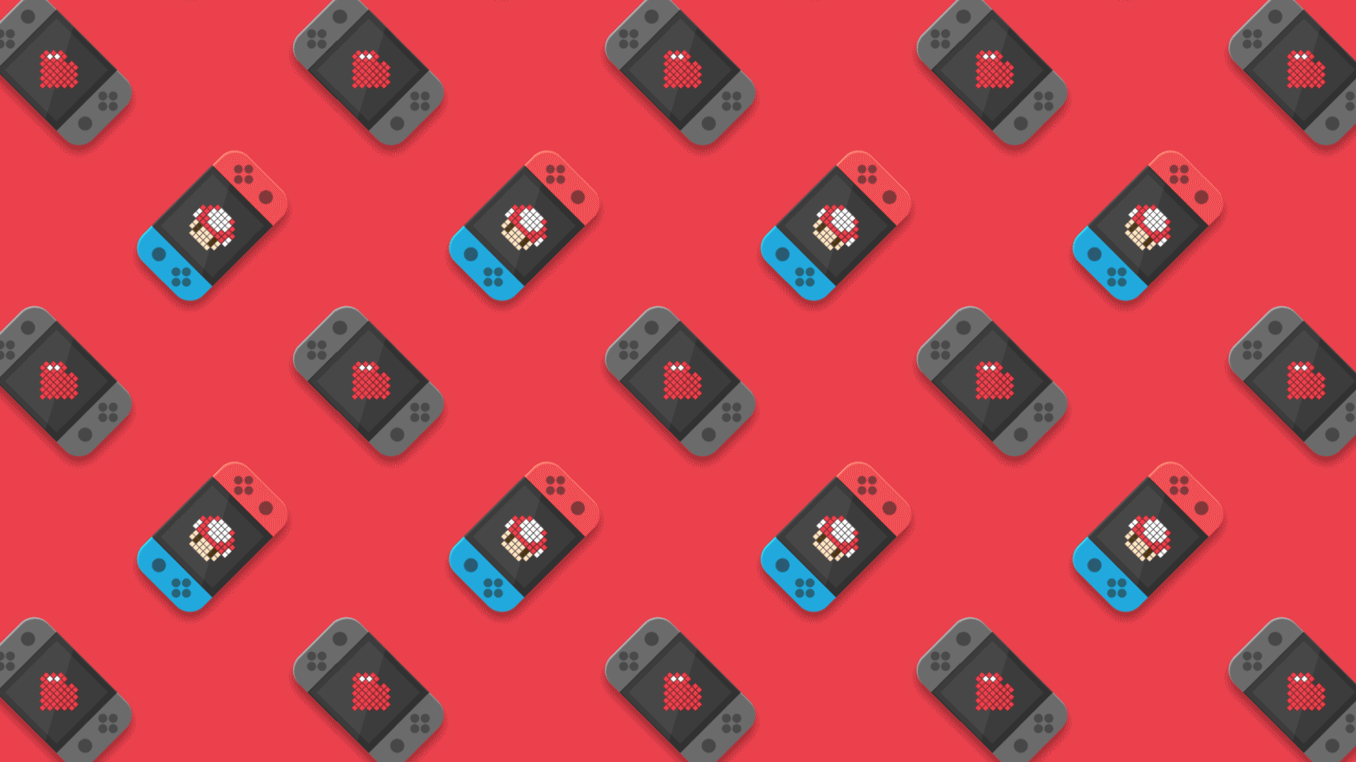 Nintendo Switch Minimal Wallpapers