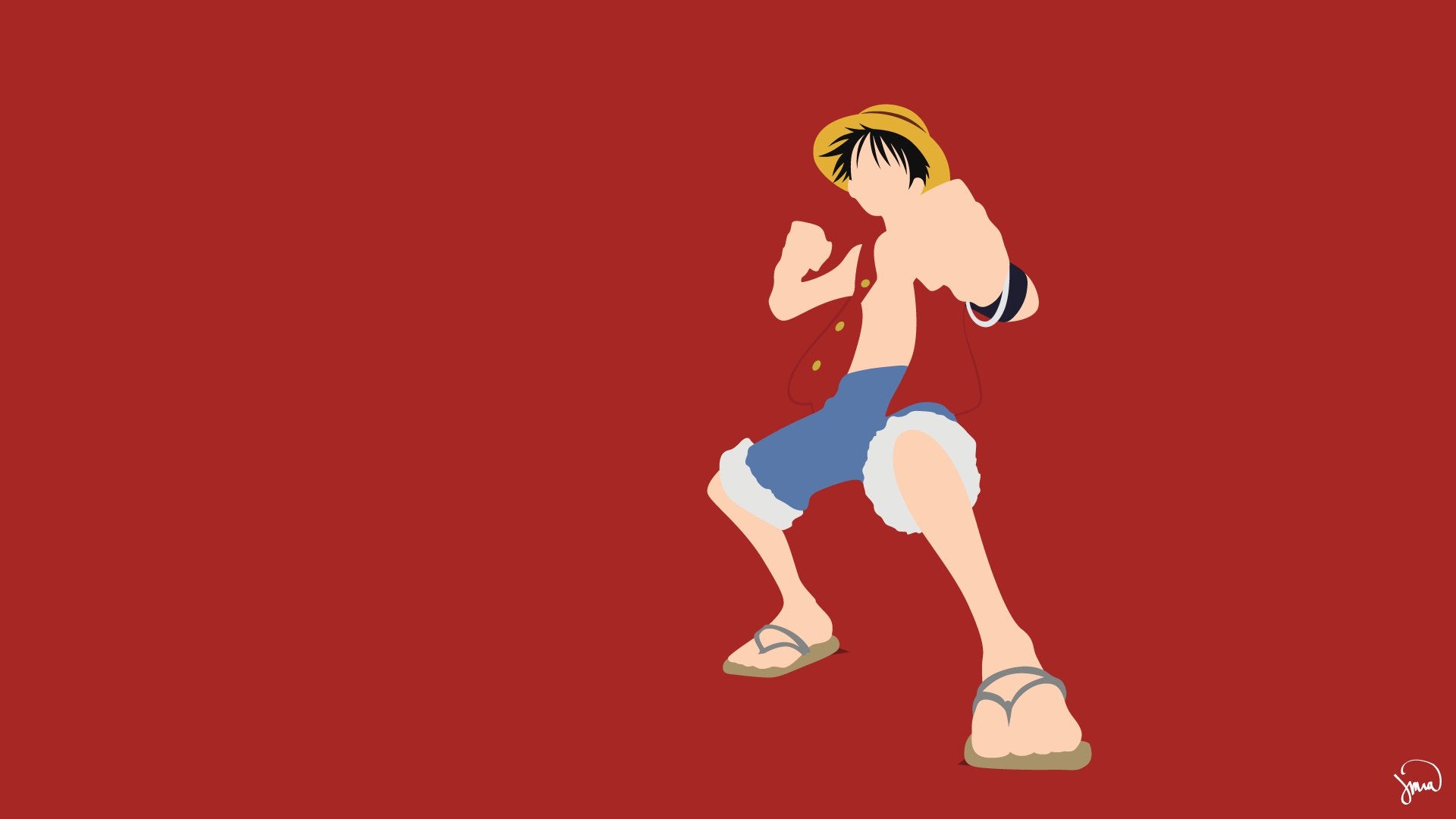 One Piece Minimalist Wallpapers