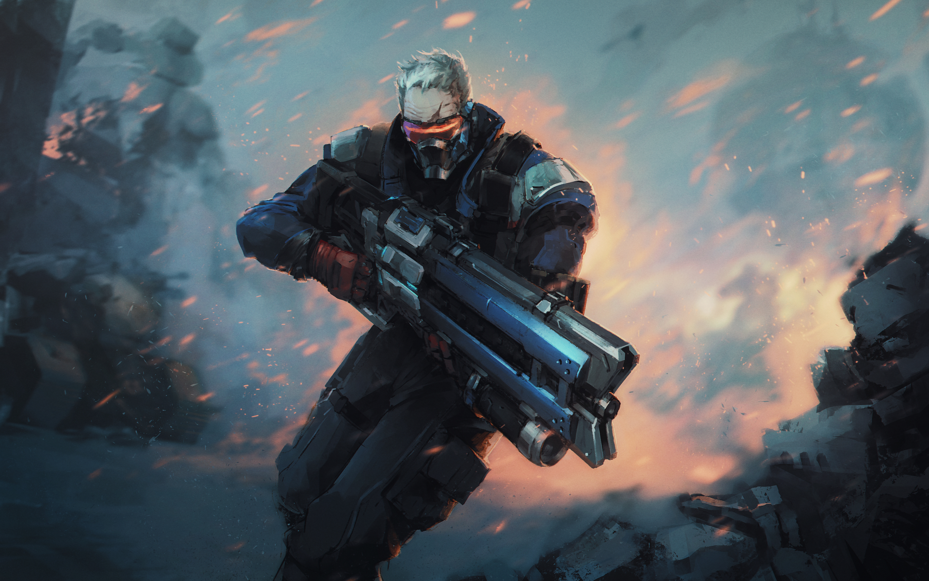 Overwatch Soldier 76 Artwork Wallpapers