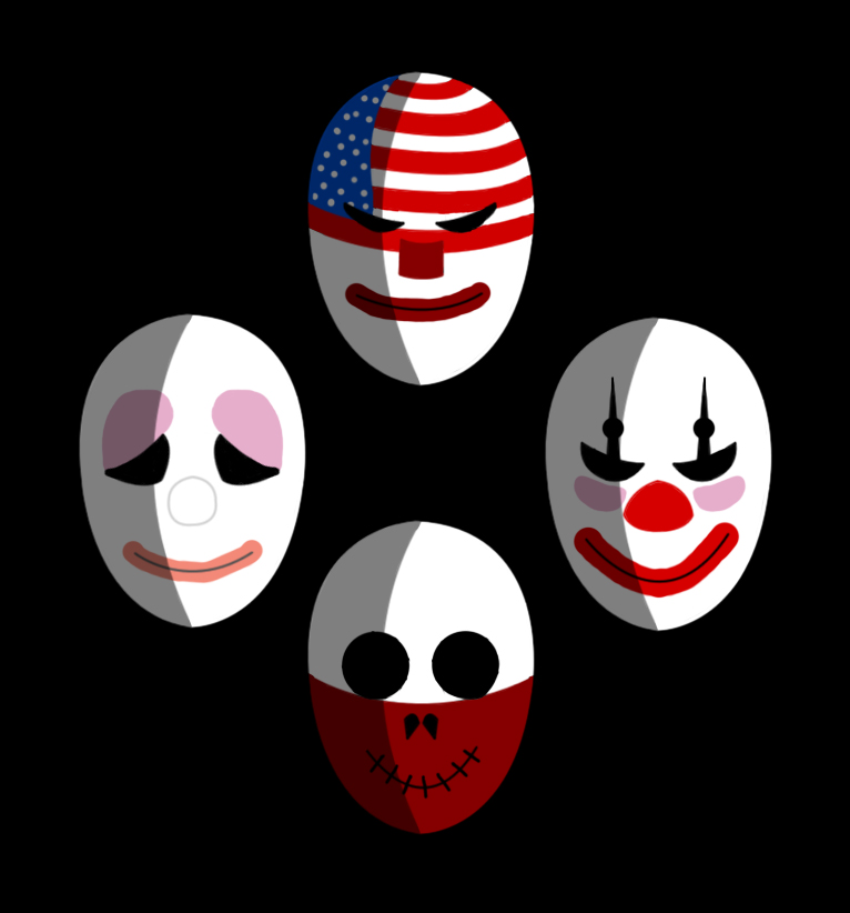 Payday Masks Wallpapers