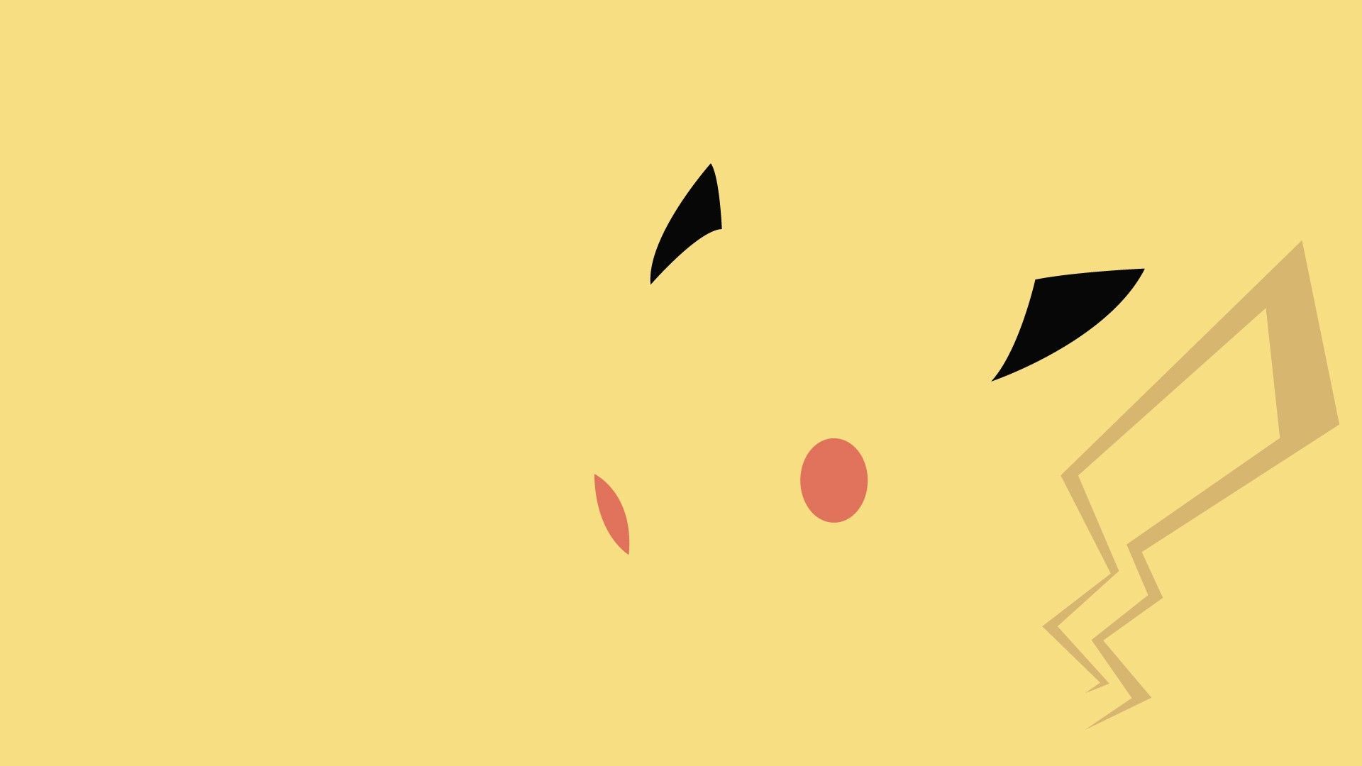 Pikachu Minimalist PokeMon Wallpapers