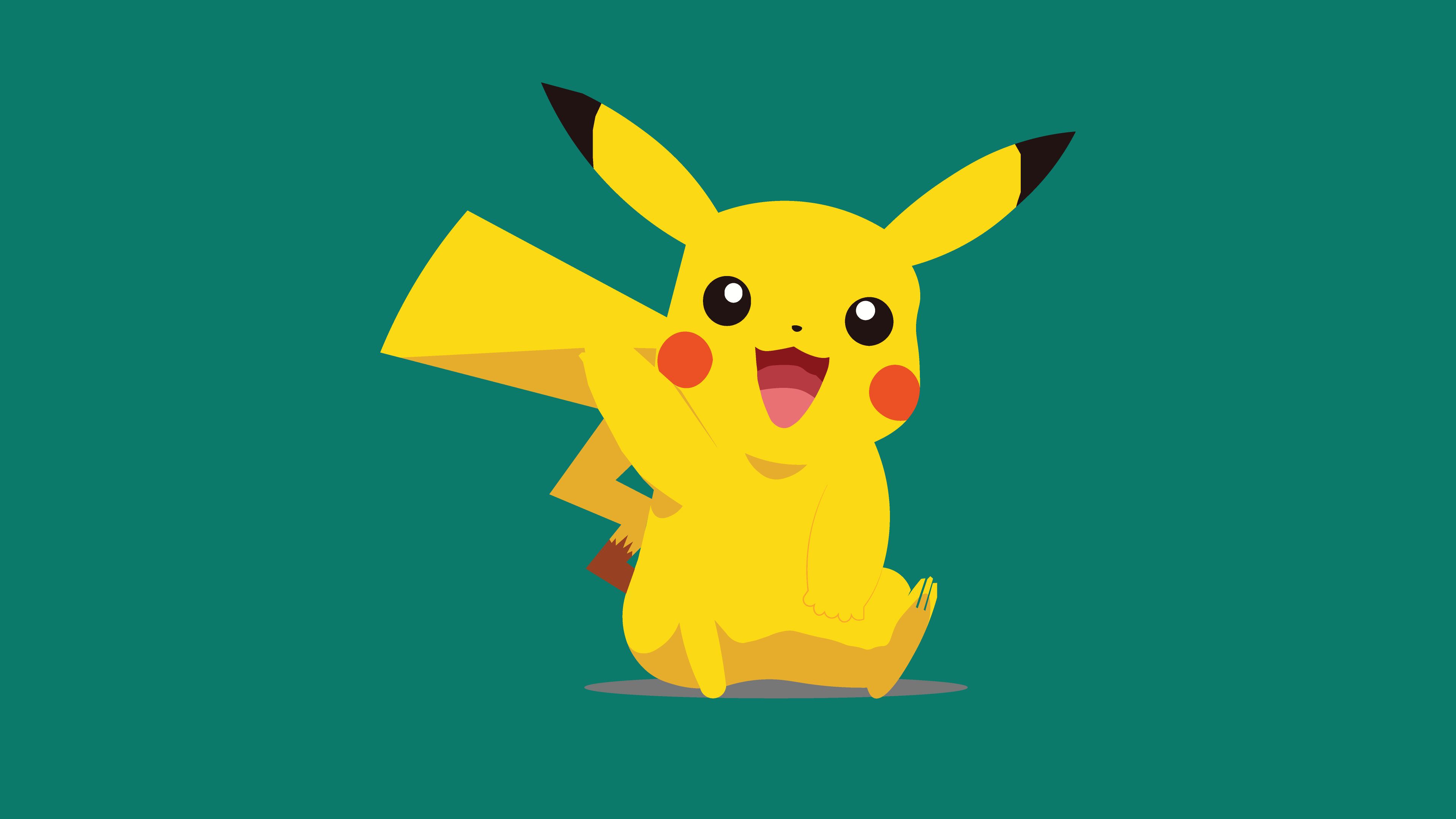 Pikachu Minimalist PokeMon Wallpapers