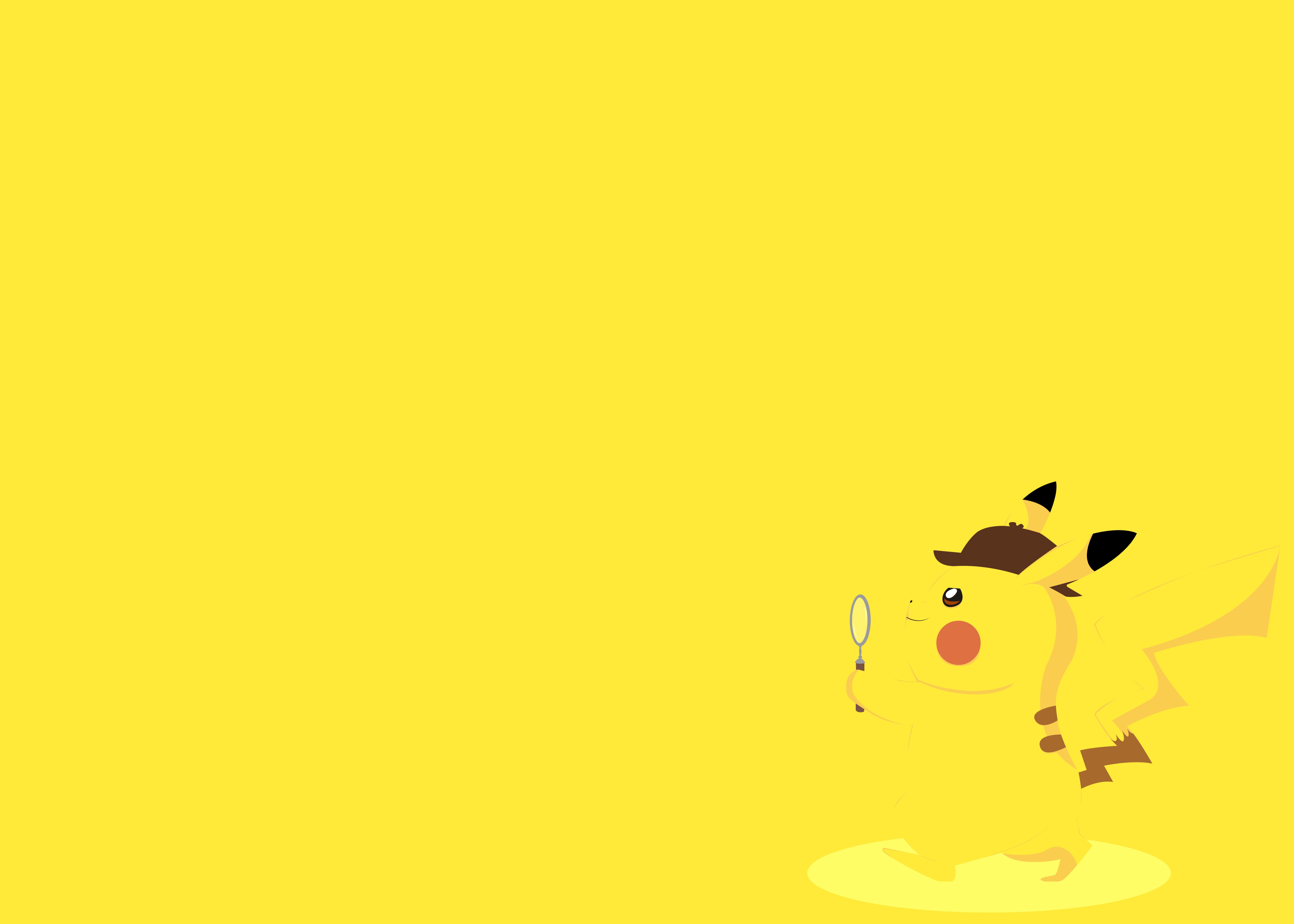Pikachu Minimalist PokeMon Wallpapers