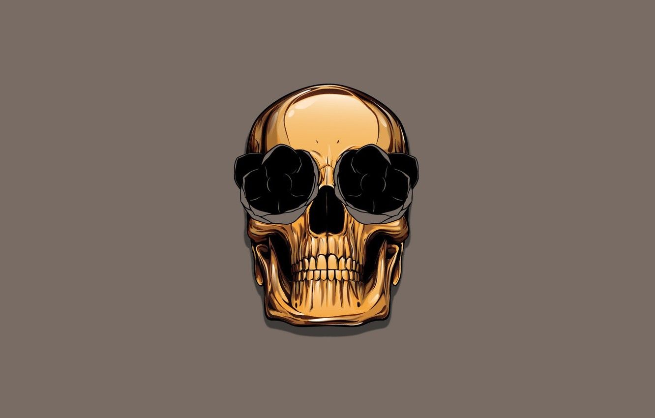 Pirate Skull Gold Wallpapers