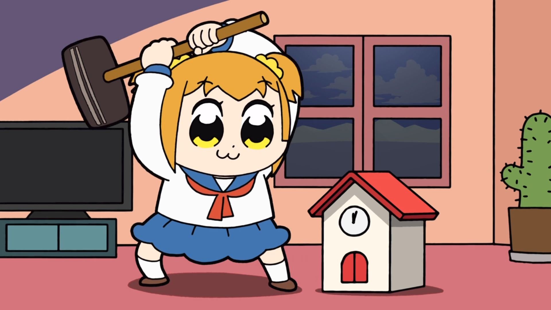 Popuko Chan Minimalist Wallpapers