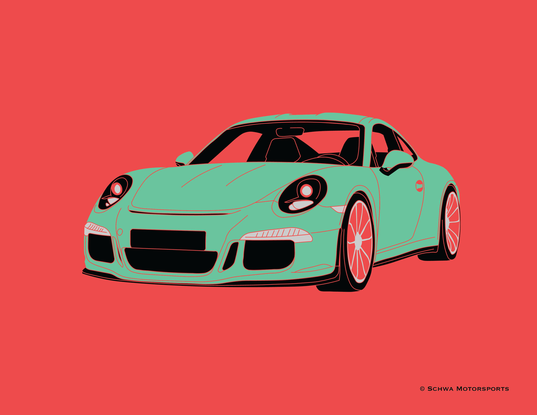 Porsche 911 Minimal Wallpapers