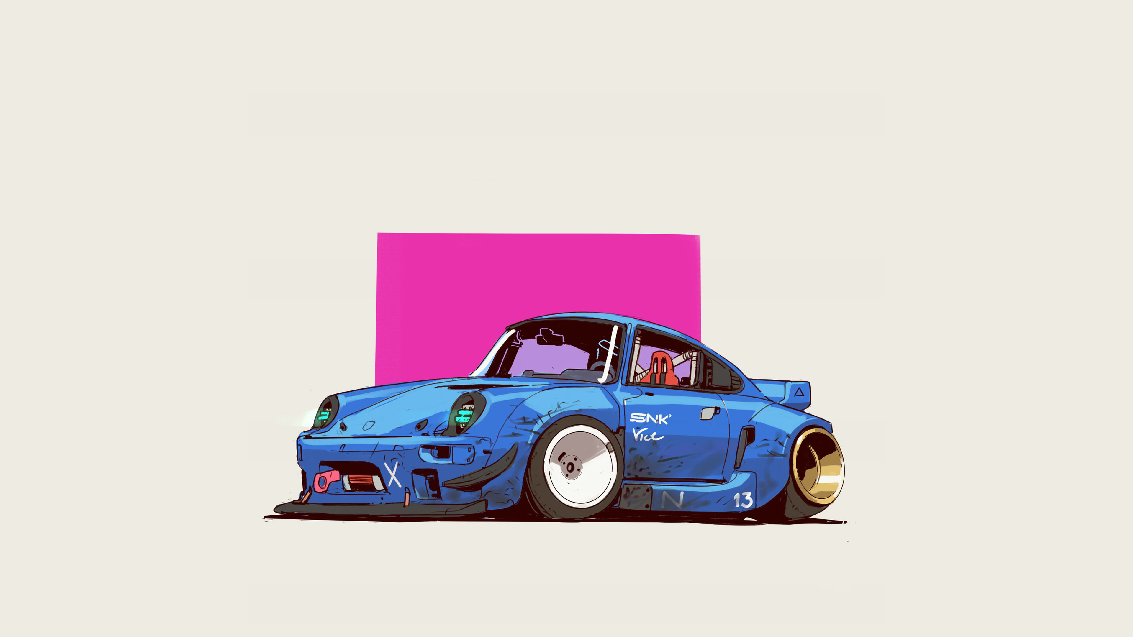 Porsche Minimal Wallpapers