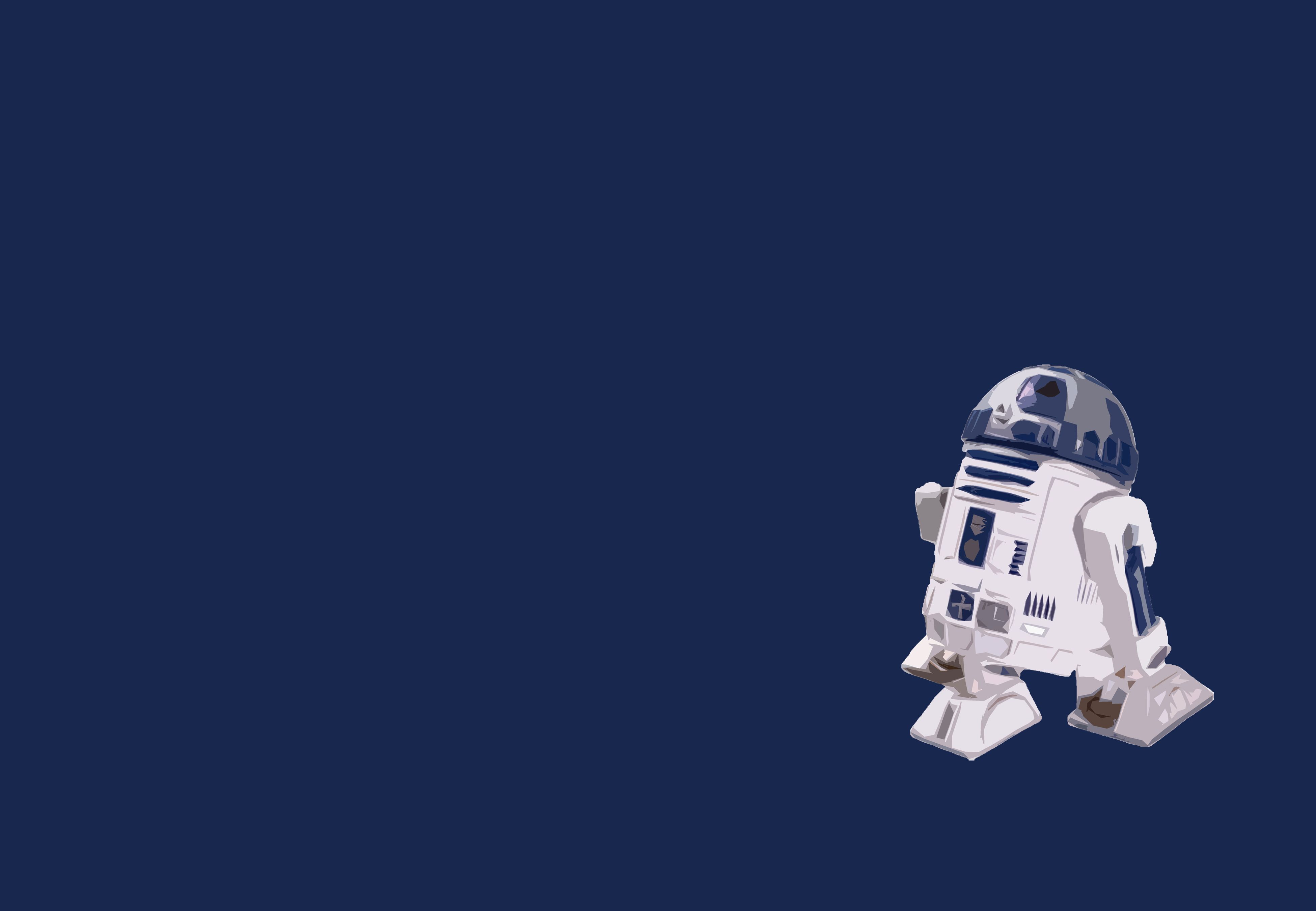 R2 D2 Star Wars Minimalist Wallpapers