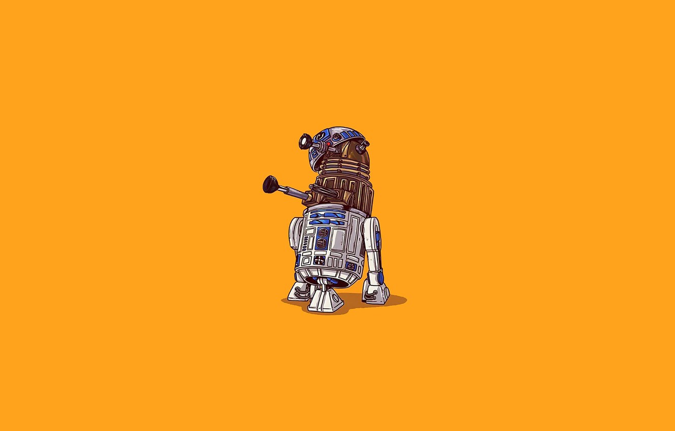 R2 D2 Star Wars Minimalist Wallpapers