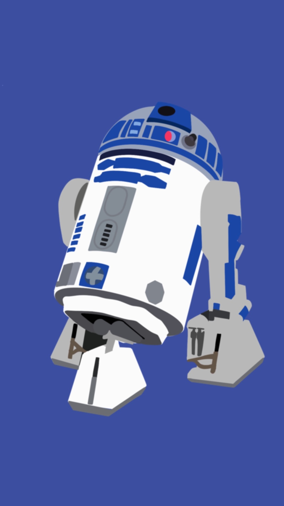 R2 D2 Star Wars Minimalist Wallpapers