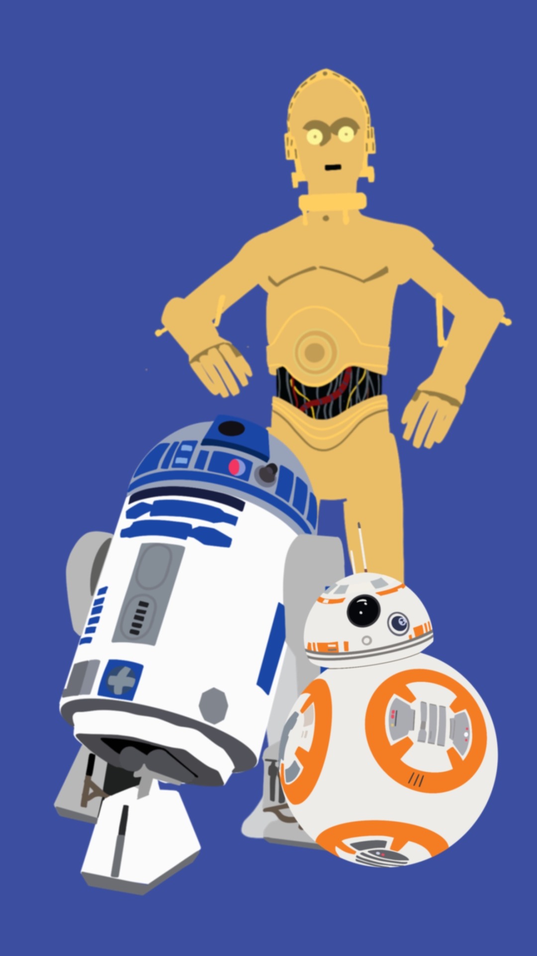 R2 D2 Star Wars Minimalist Wallpapers