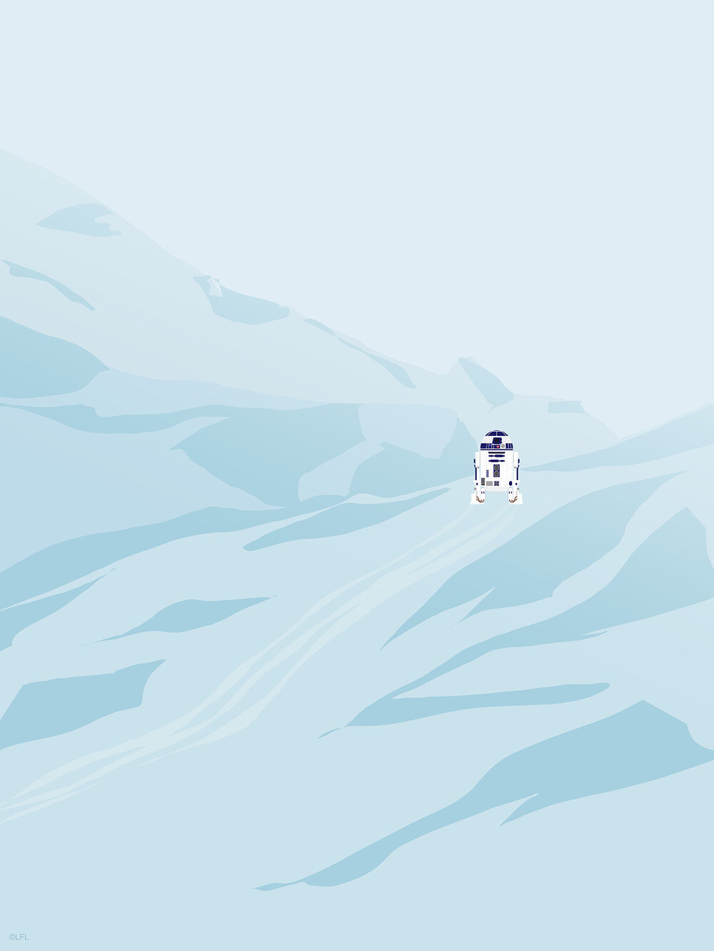 R2 D2 Star Wars Minimalist Wallpapers