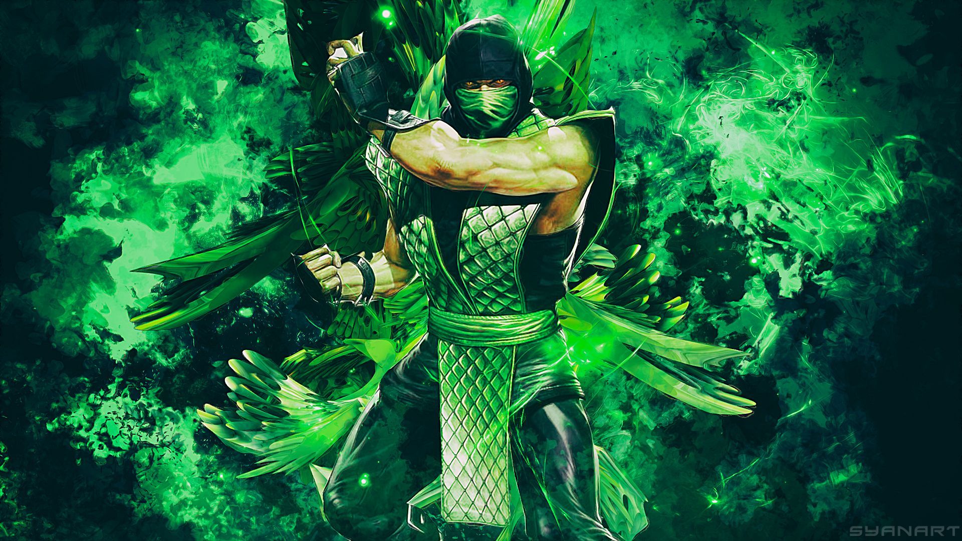 Reptile Mortal Kombat Minimal Wallpapers