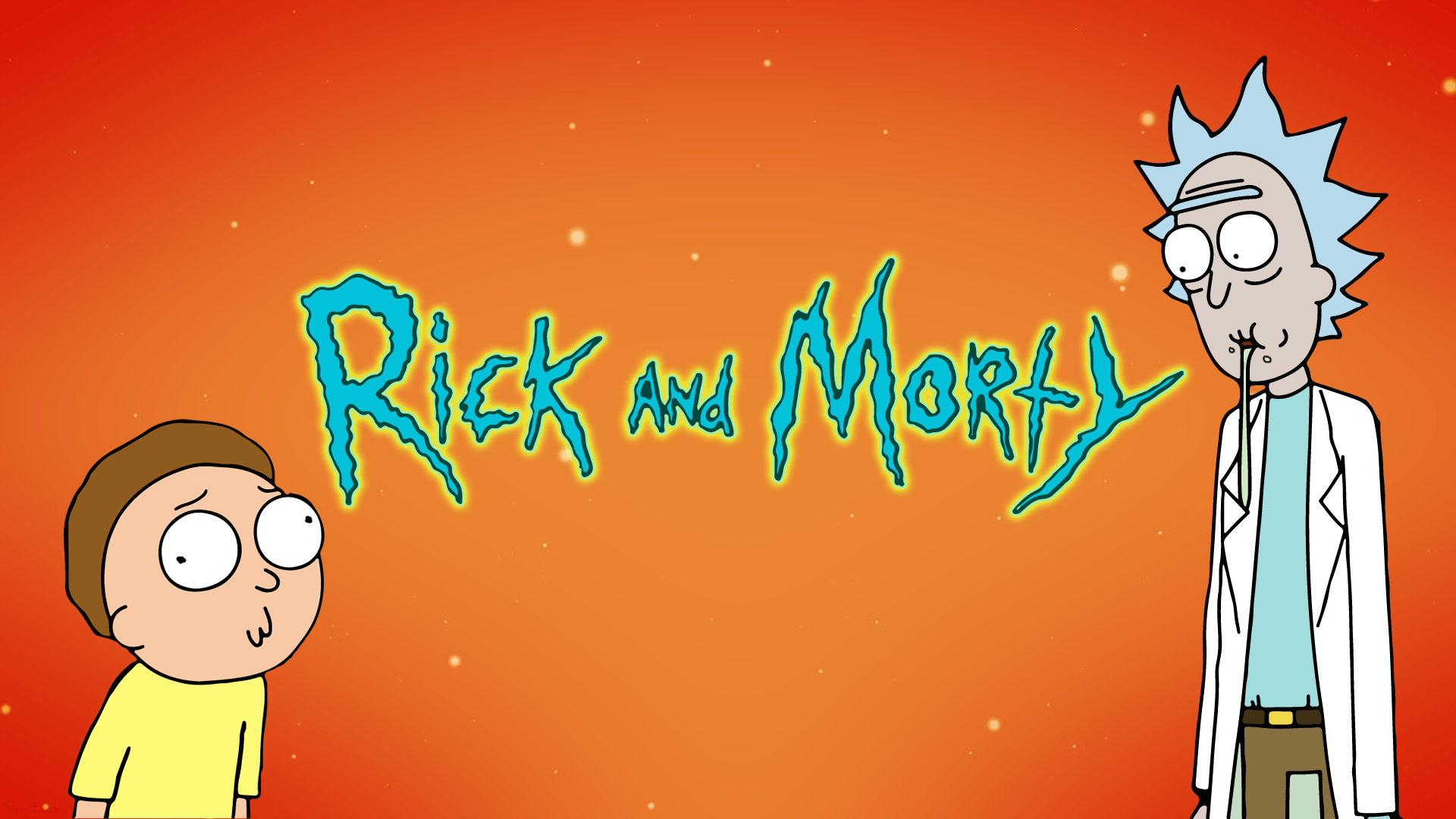 Rick And Morty Headshot Minimal Wallpapers