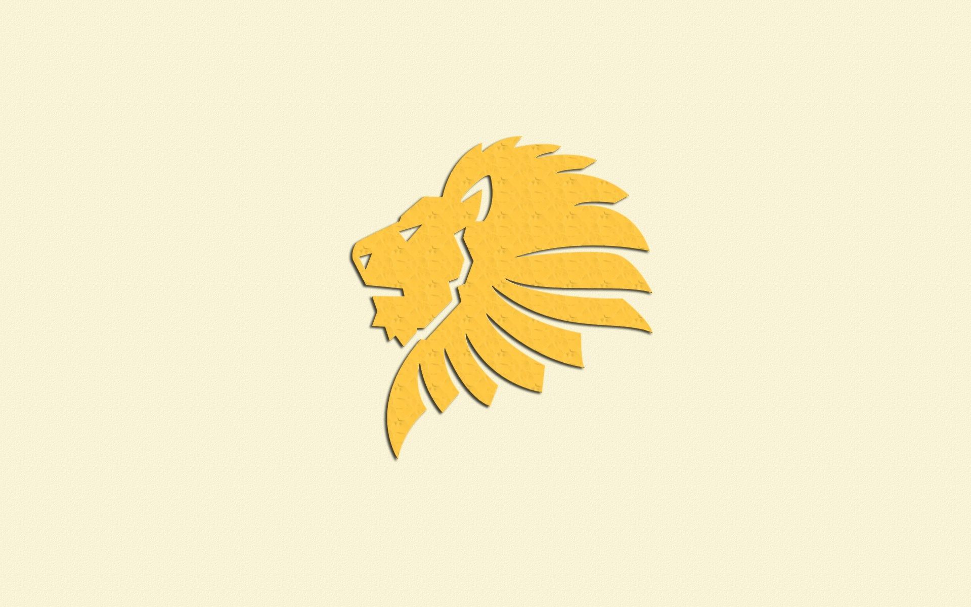 Roaring Lion Minimalist Wallpapers