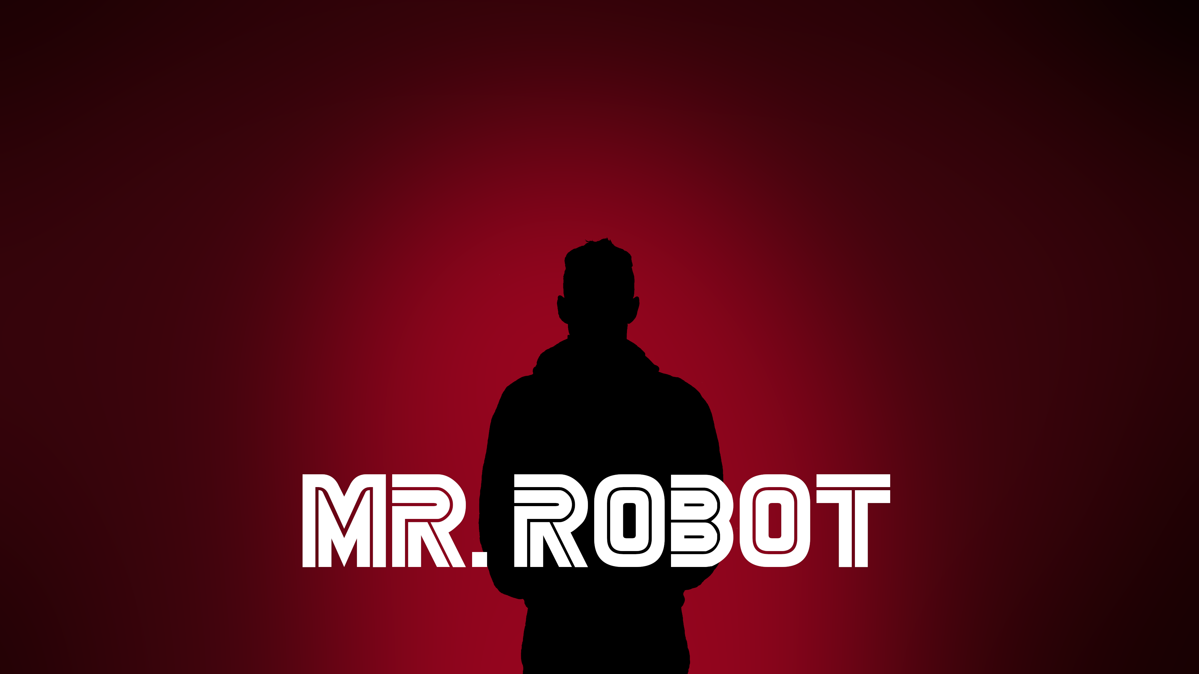 Robot Red Minimal Wallpapers