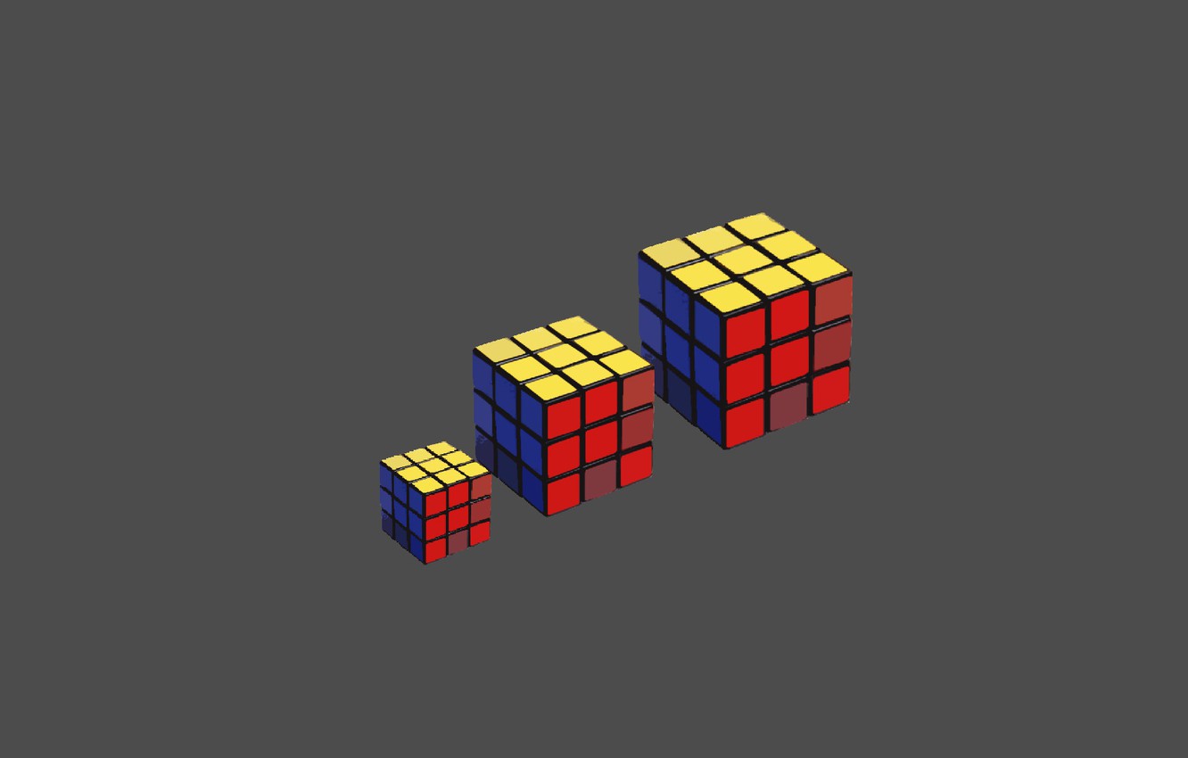 Rubiks Cube Minimalism Wallpapers