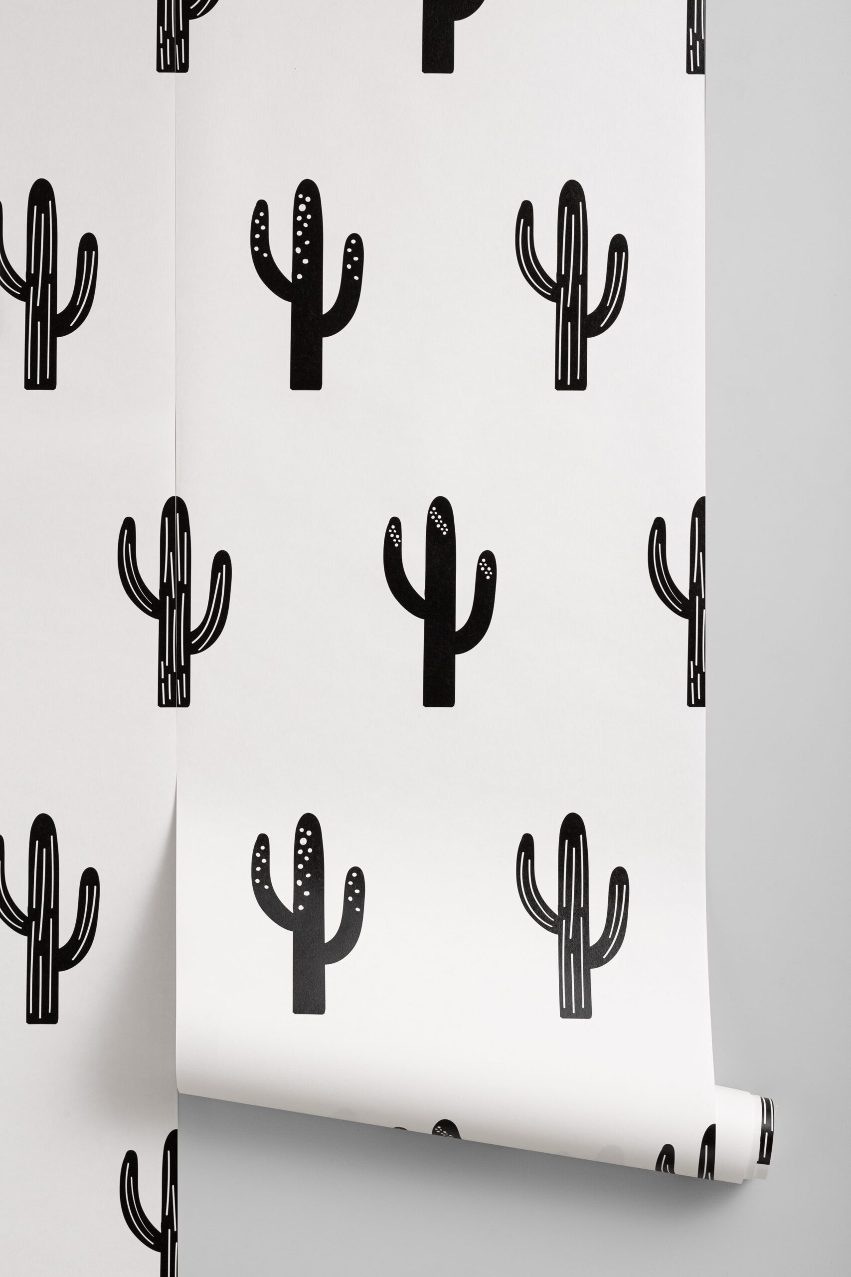 Saguaro Geometric Line Art Wallpapers