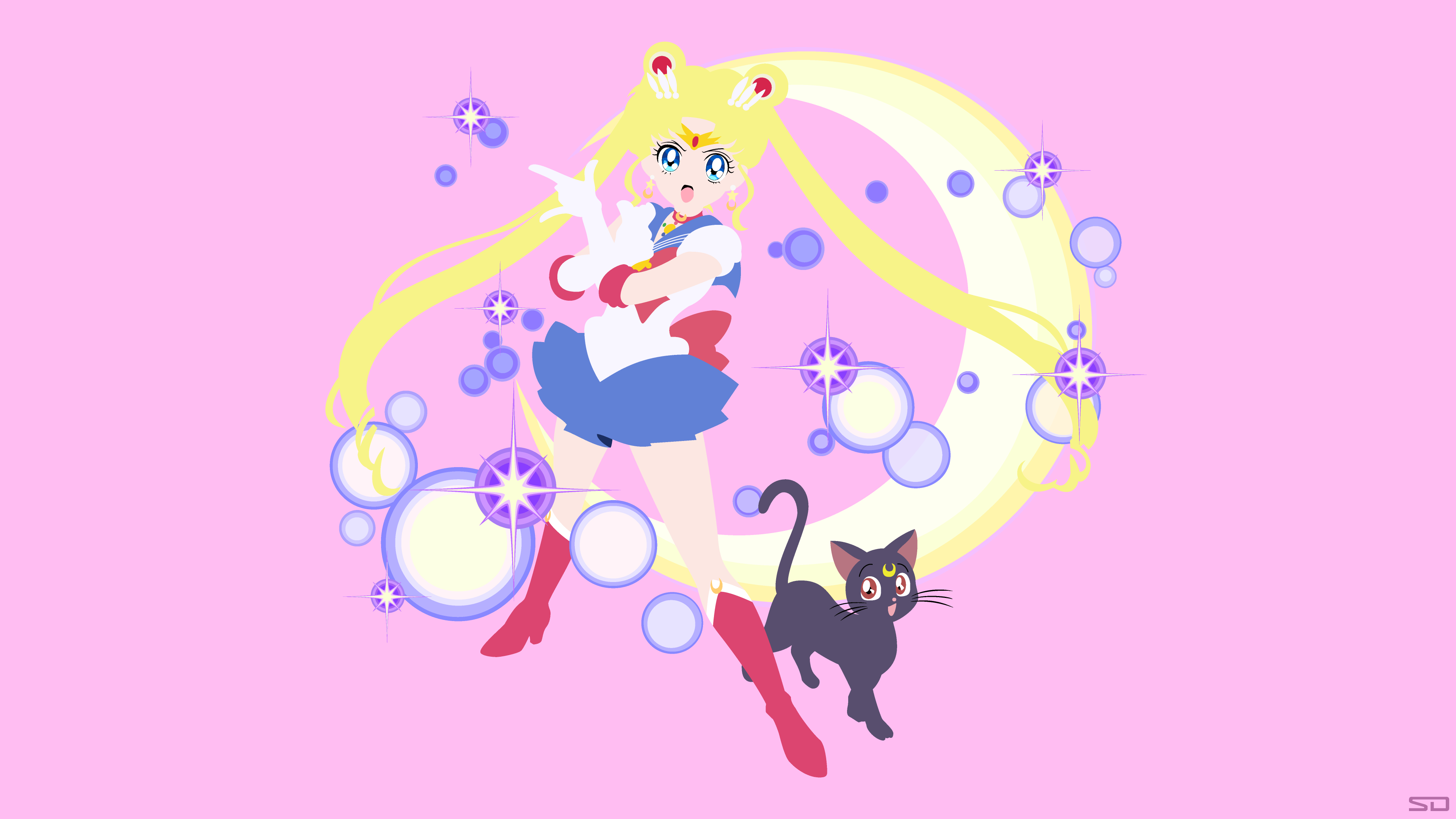 Sailor Moon Minimal Wallpapers