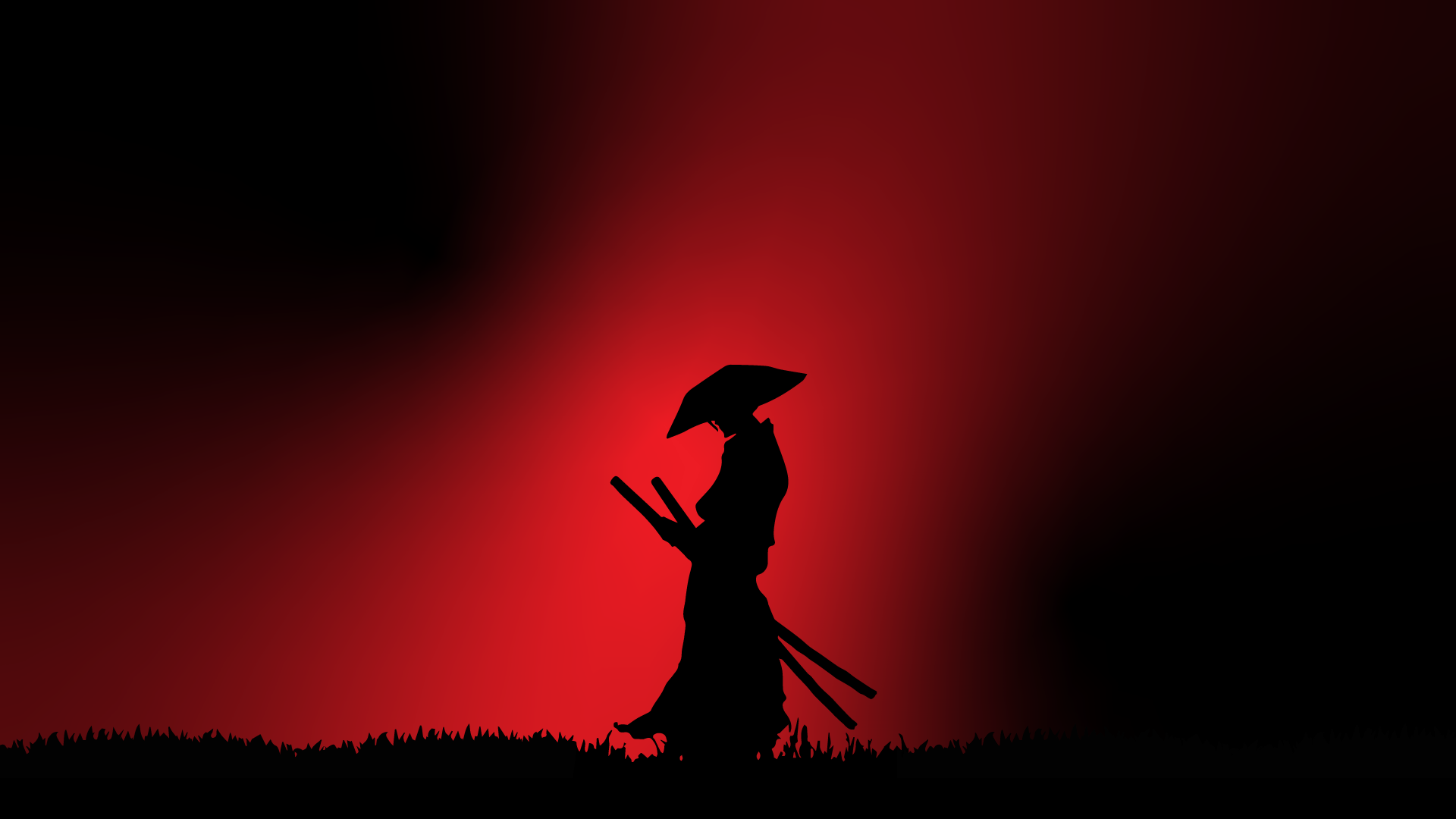 Samurai Minimal 4K Wallpapers