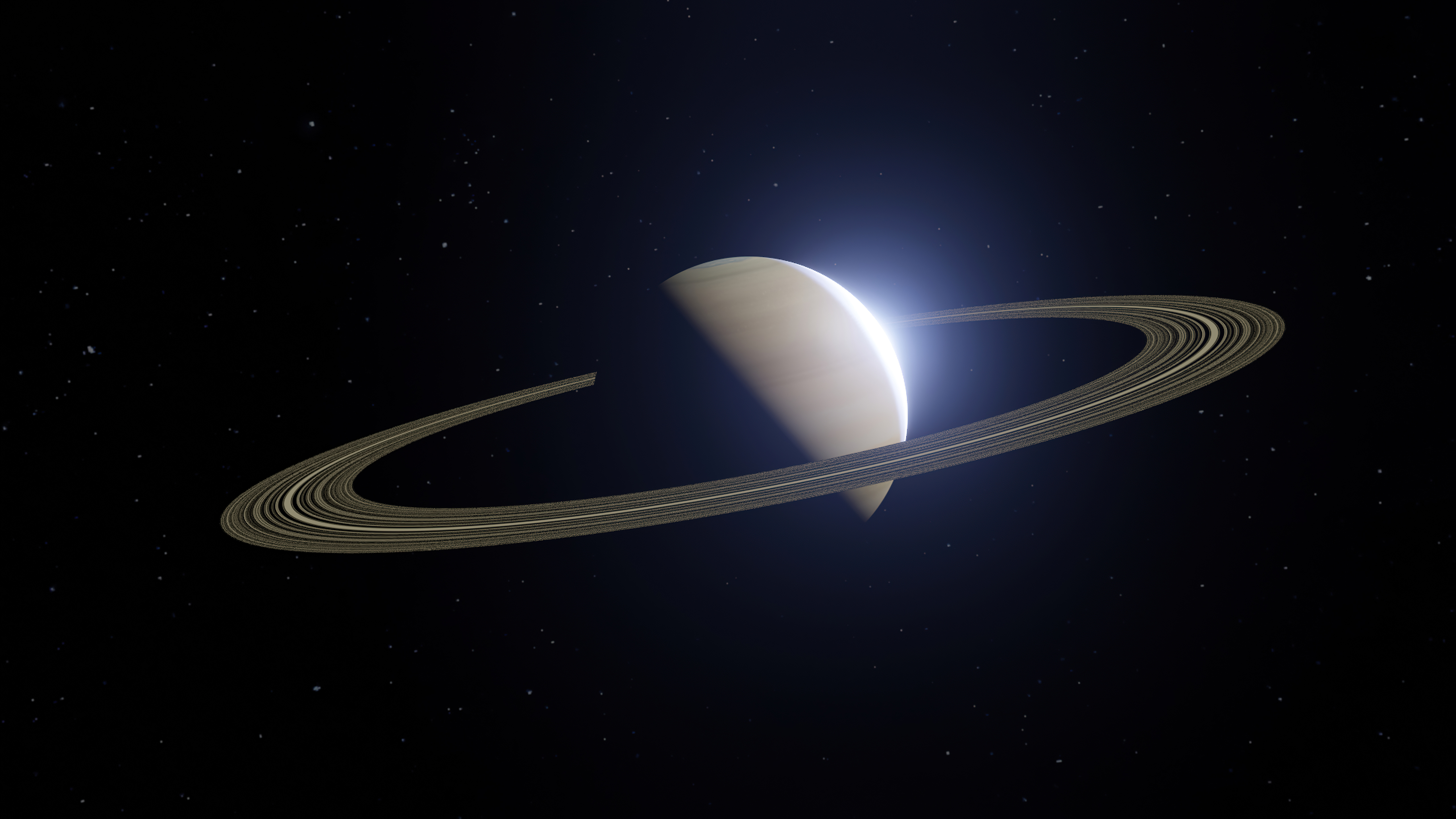 Saturn 10K Art Wallpapers