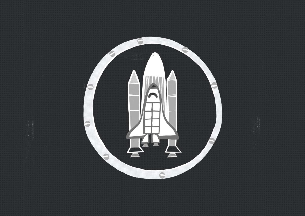 Space Shuttle Rocket Startup Concepts Minimalism Wallpapers