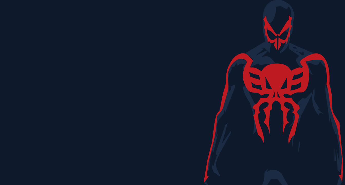 Spider Man Glowing Minimal Art Wallpapers