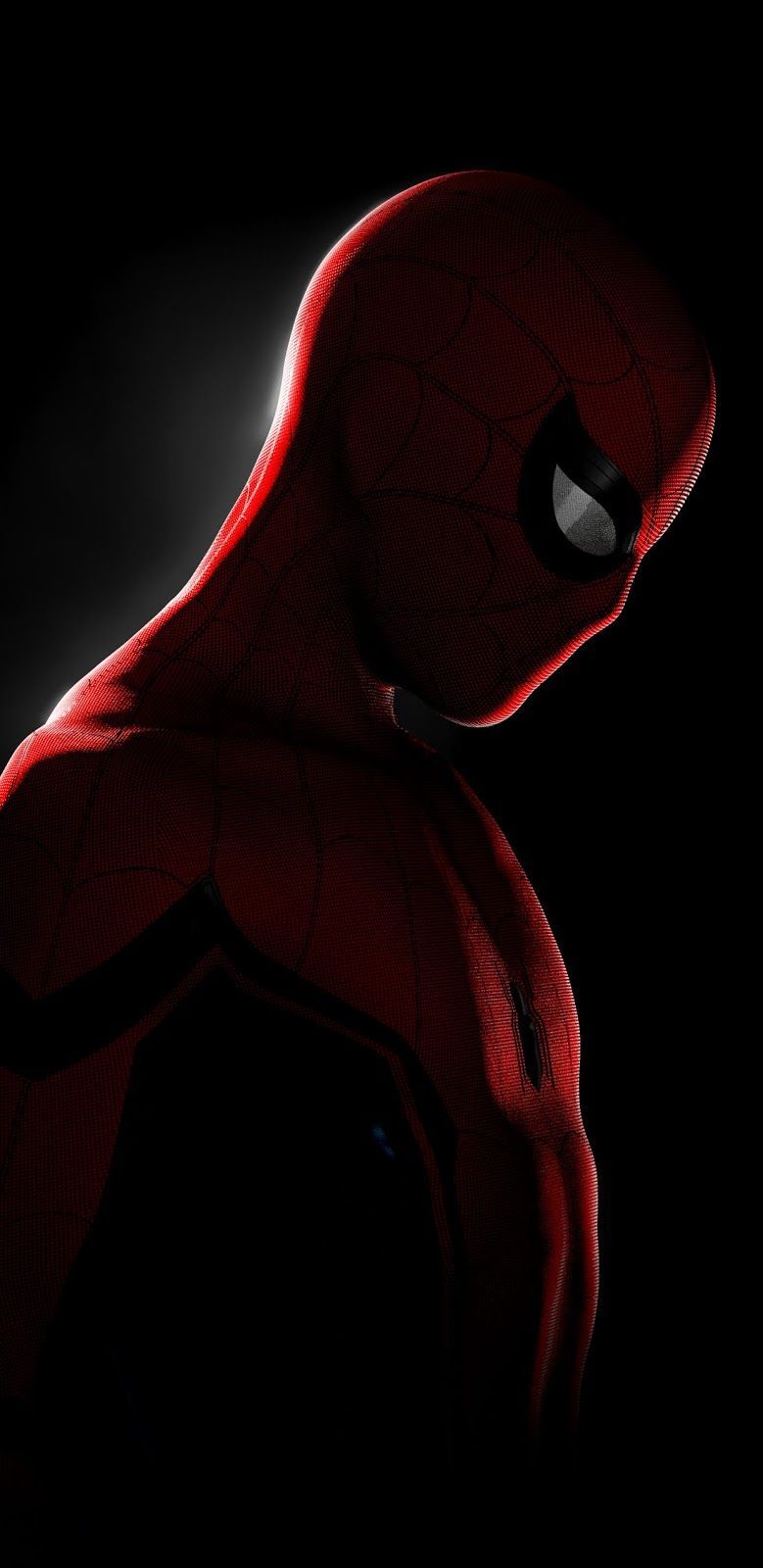 Spider Man Glowing Minimal Art Wallpapers