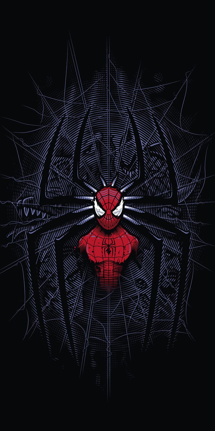 Spider-Man Dark Minimal Avengers Wallpapers