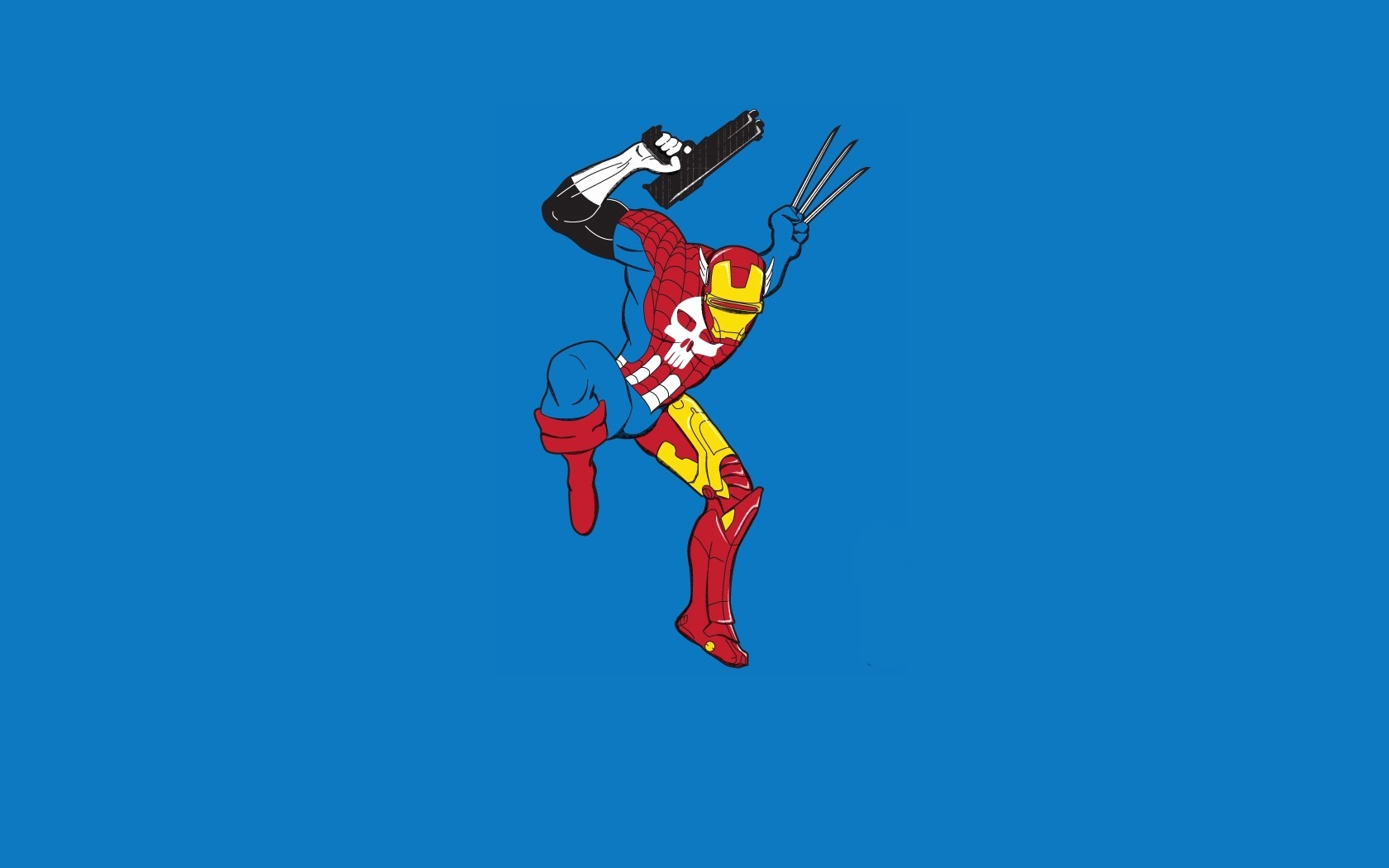 Spider-Man Dark Minimal Avengers Wallpapers