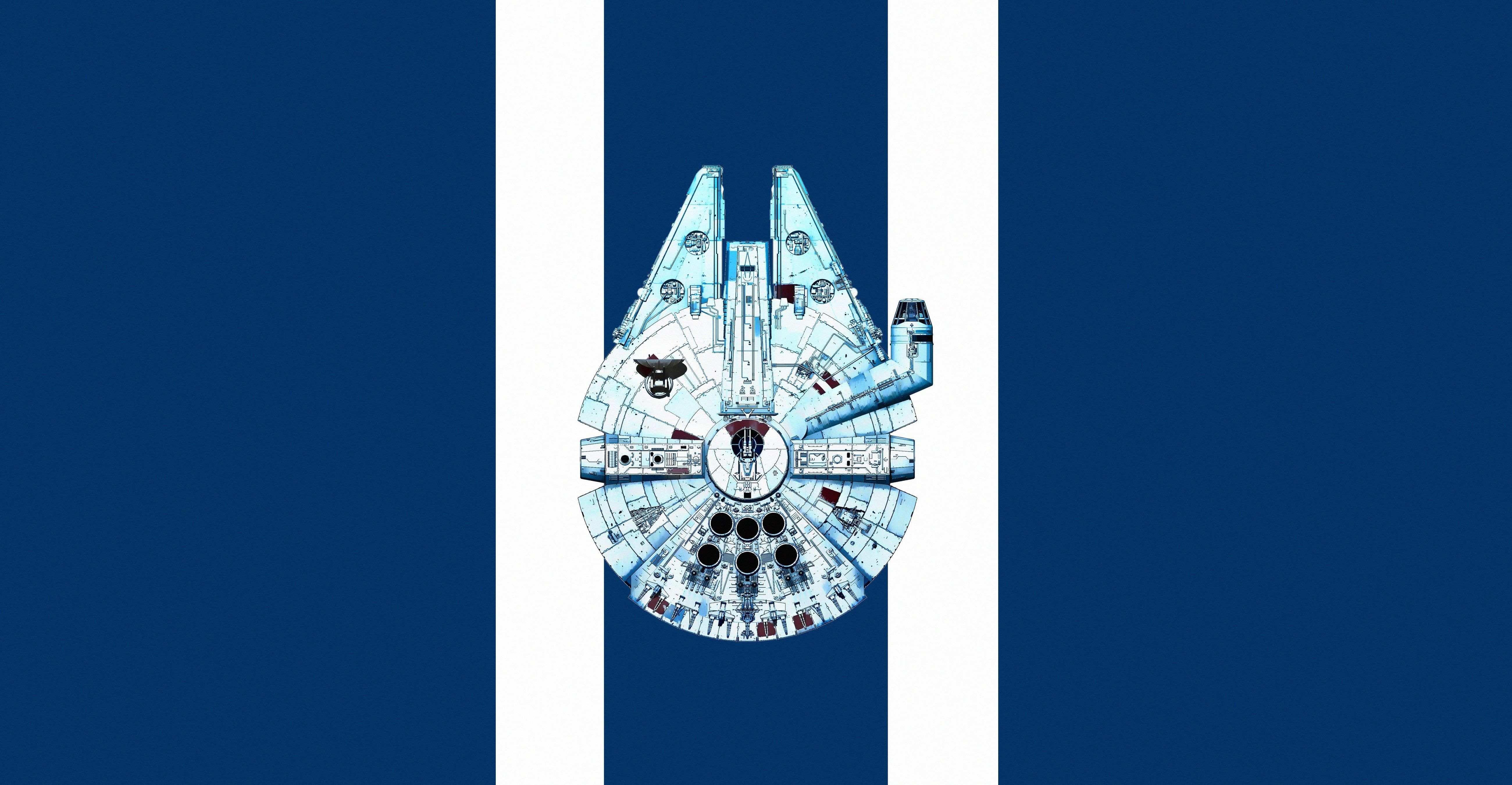 Star Wars Falcon Minimal Wallpapers