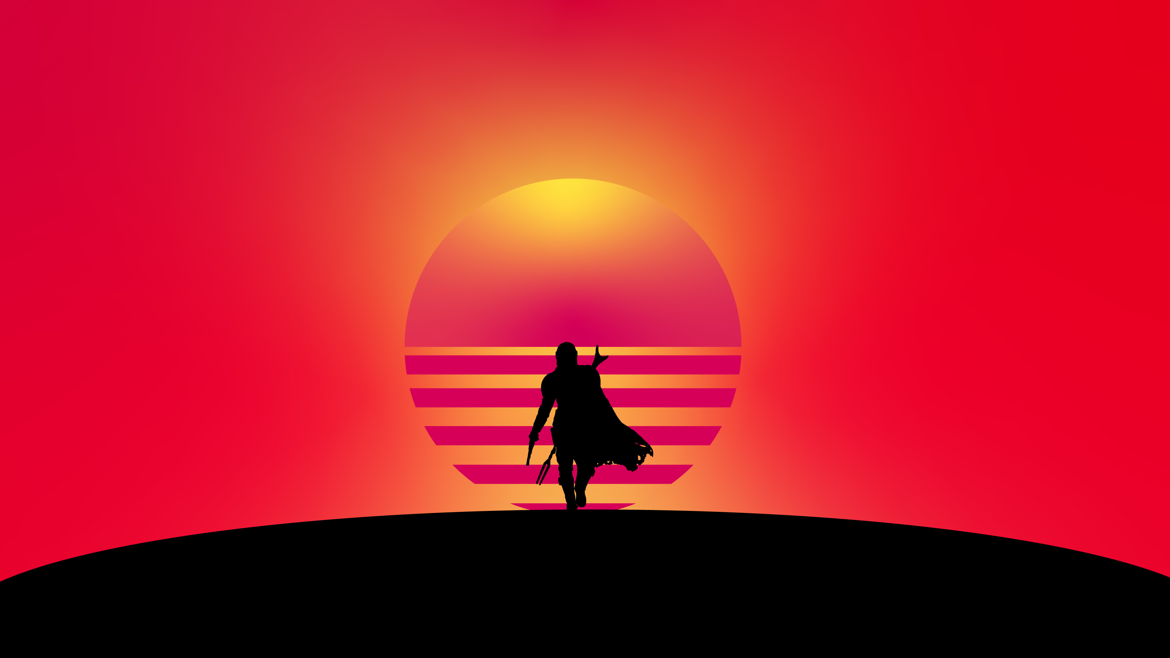 Star Wars The Mandalorian 4K Minimalist Wallpapers