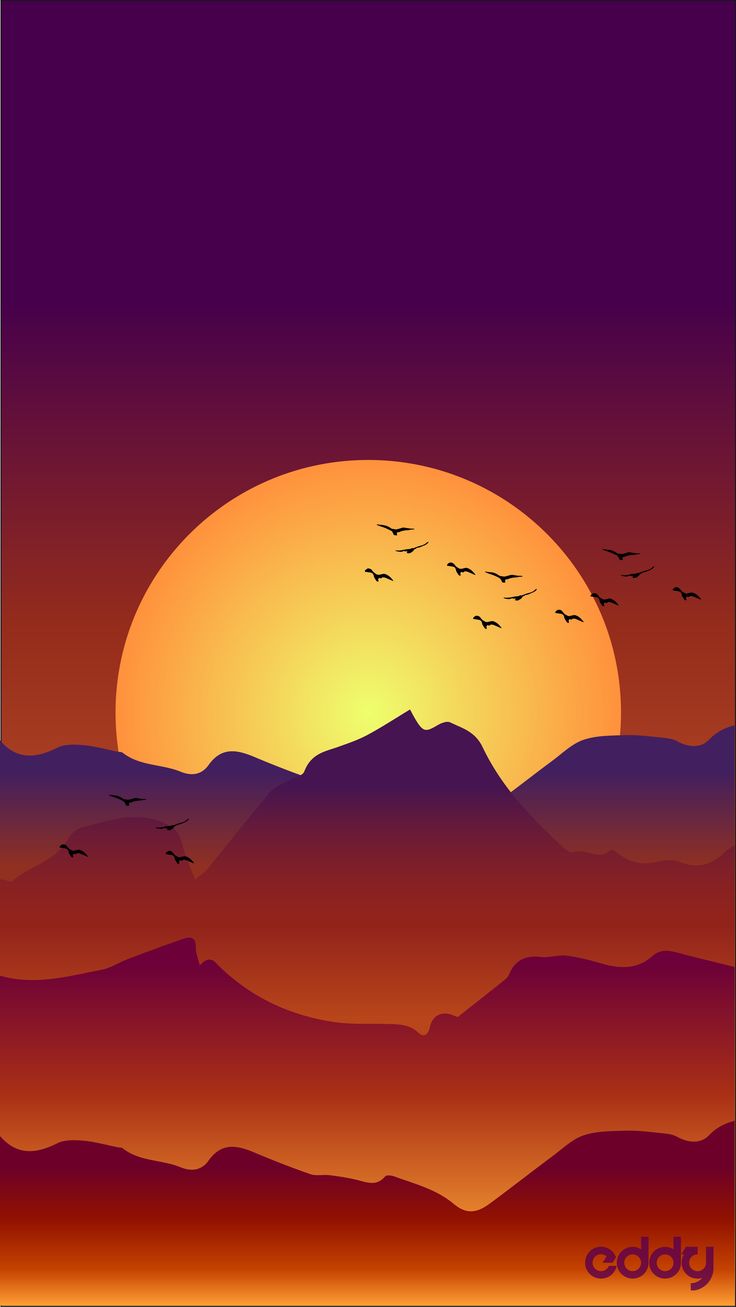 Sun Minimal Flat Artwork Wallpapers