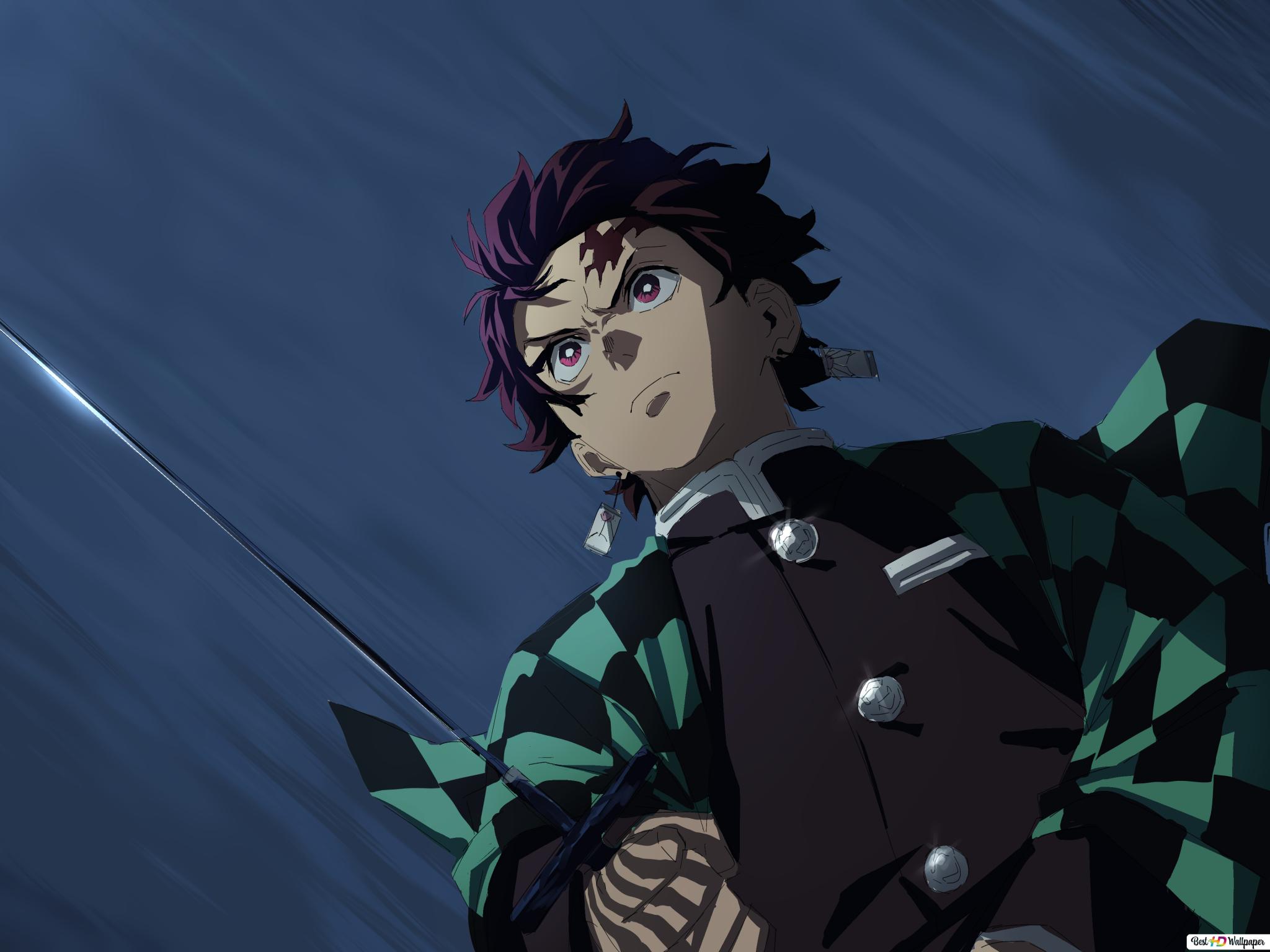 Tanjiro Kamado Minimal Demon Slayer Art Wallpapers