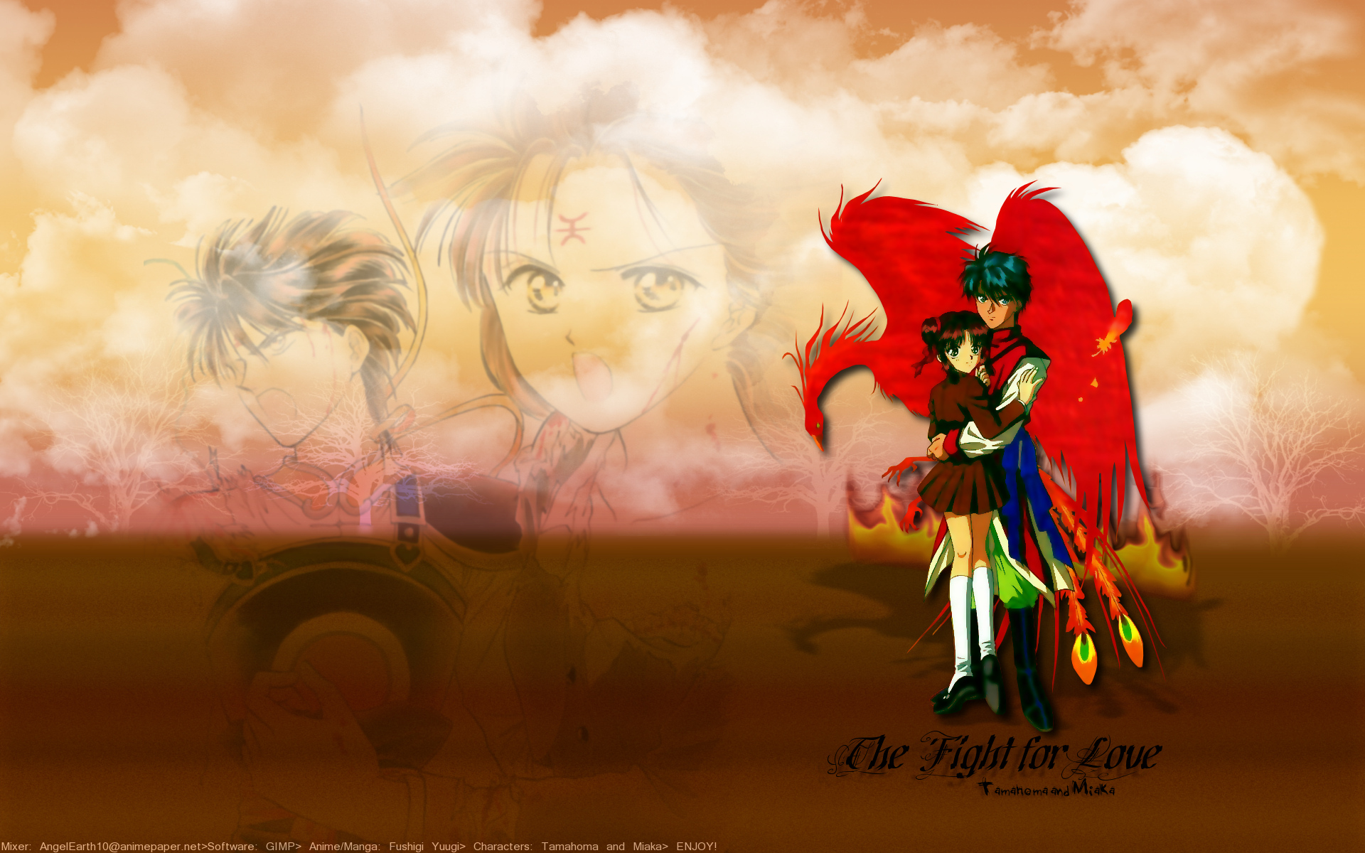 Tasuki Fushigi Yuugi 4K Art Wallpapers