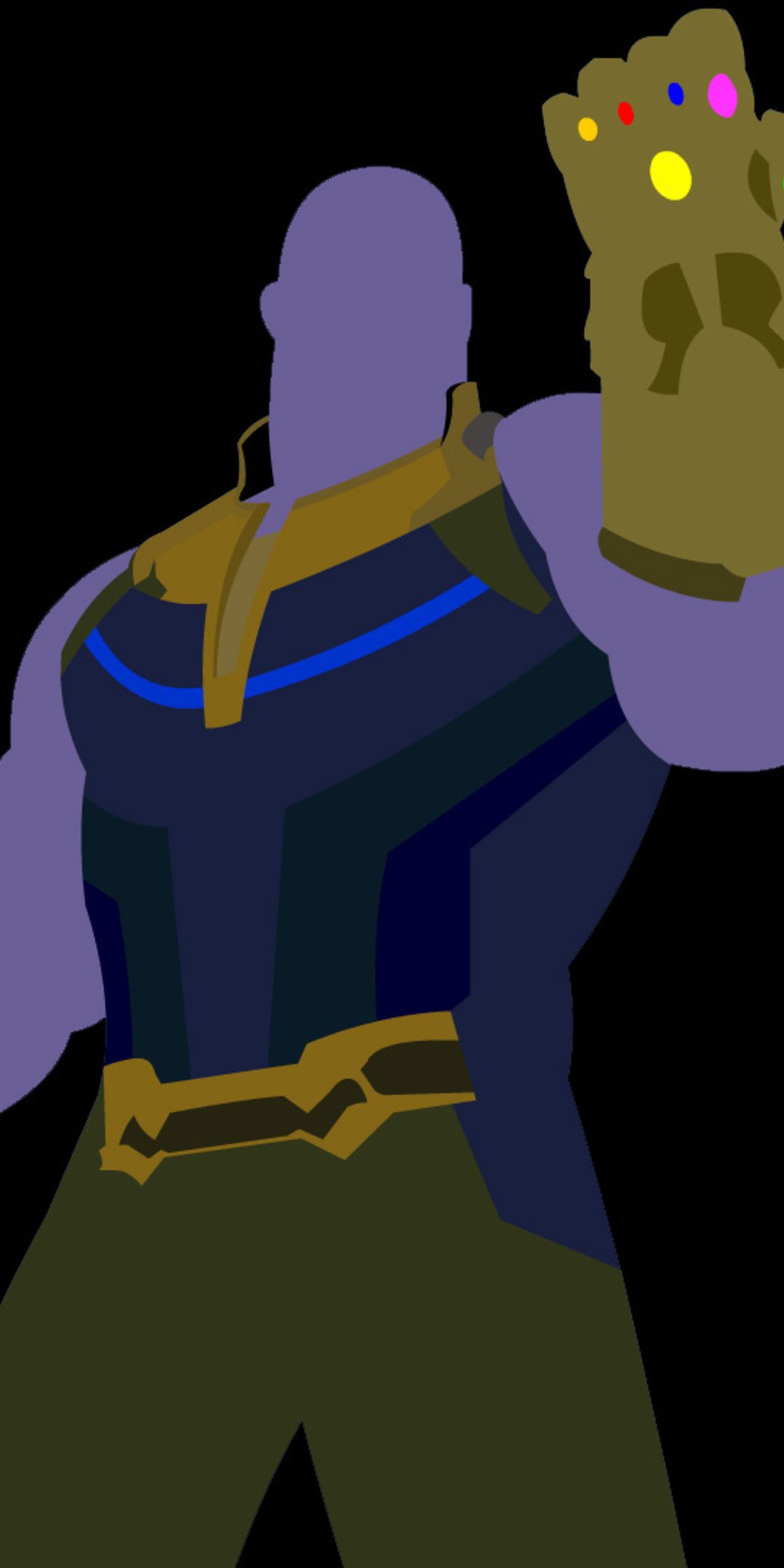 Thanos Minimalism Avengers Infinity War Wallpapers