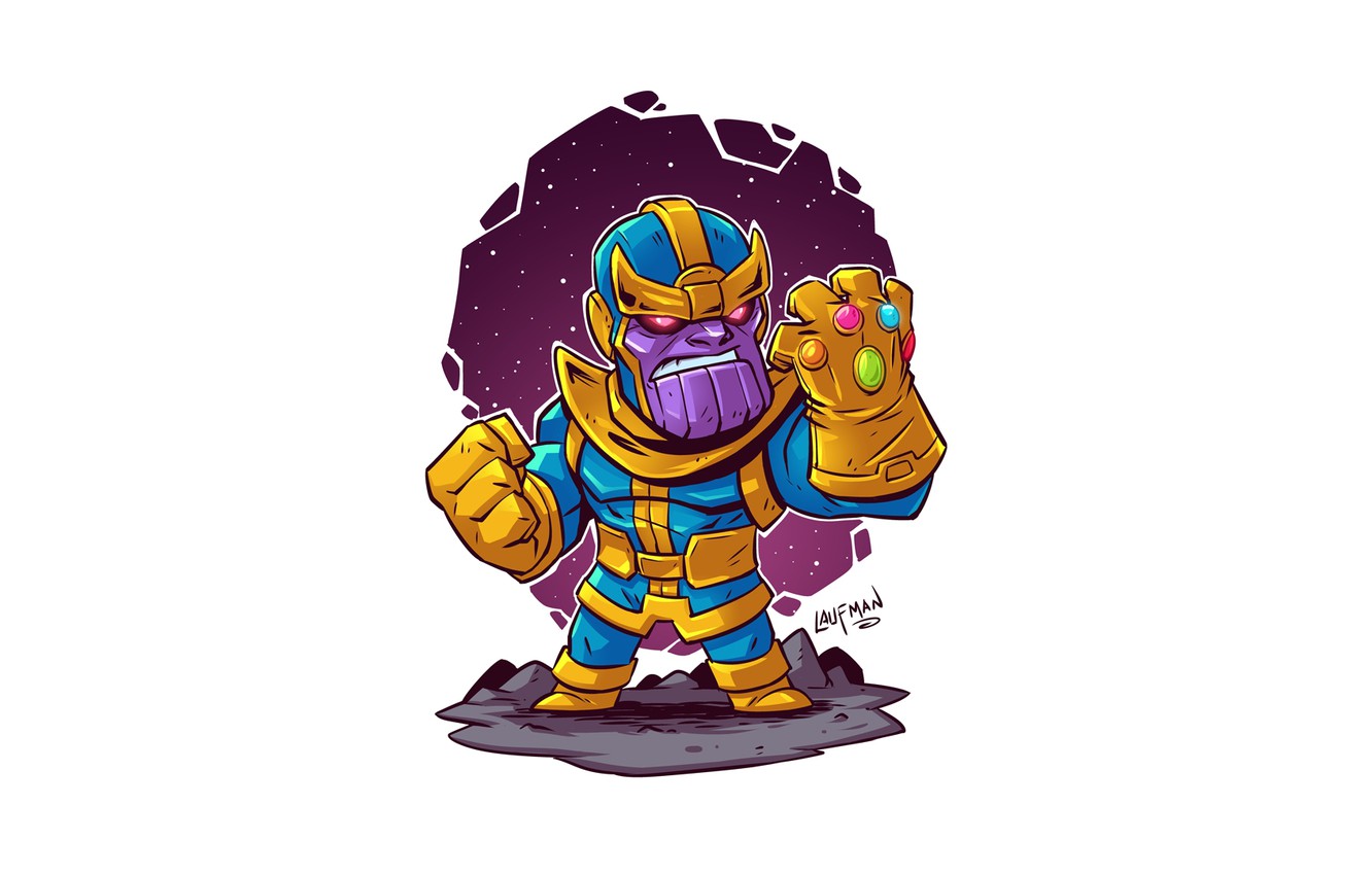 Thanos Minimalism Avengers Infinity War Wallpapers