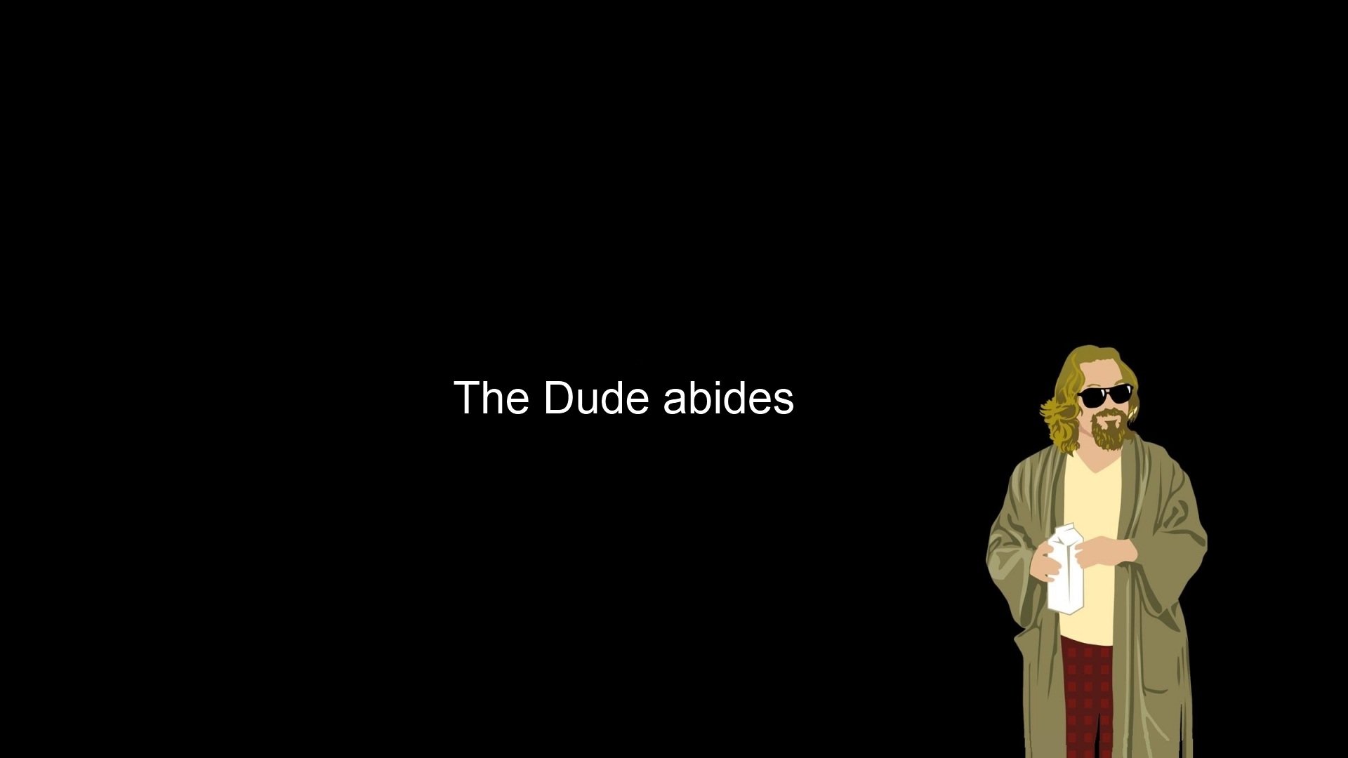 The Dude Minimalism Wallpapers