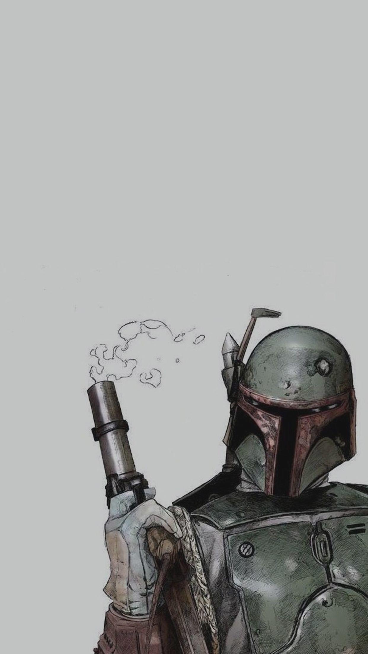 The Mandalorian Minimal Mask Wallpapers