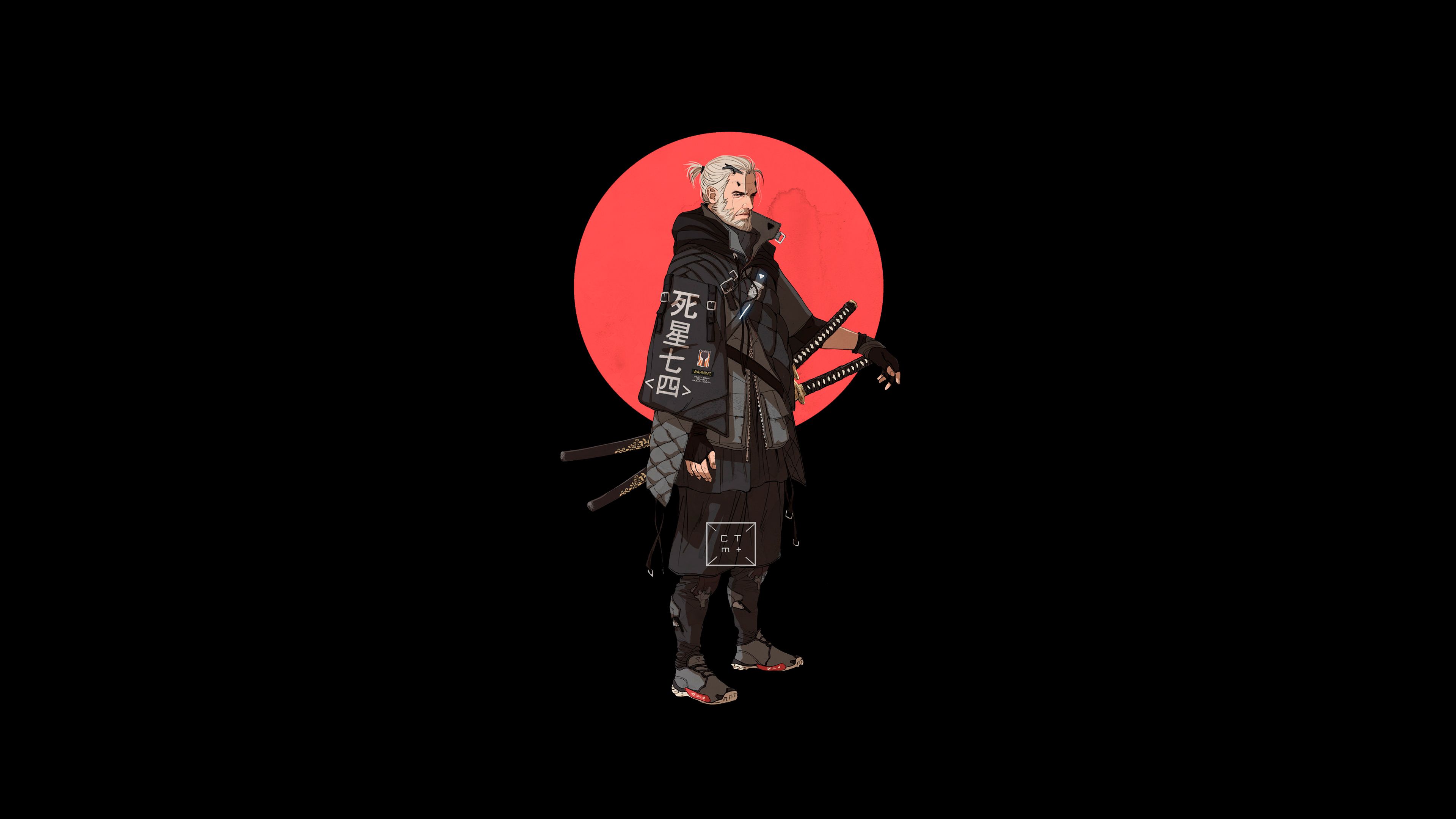 The Witcher 3 Wild Hunt Minimalism Logo Wallpapers