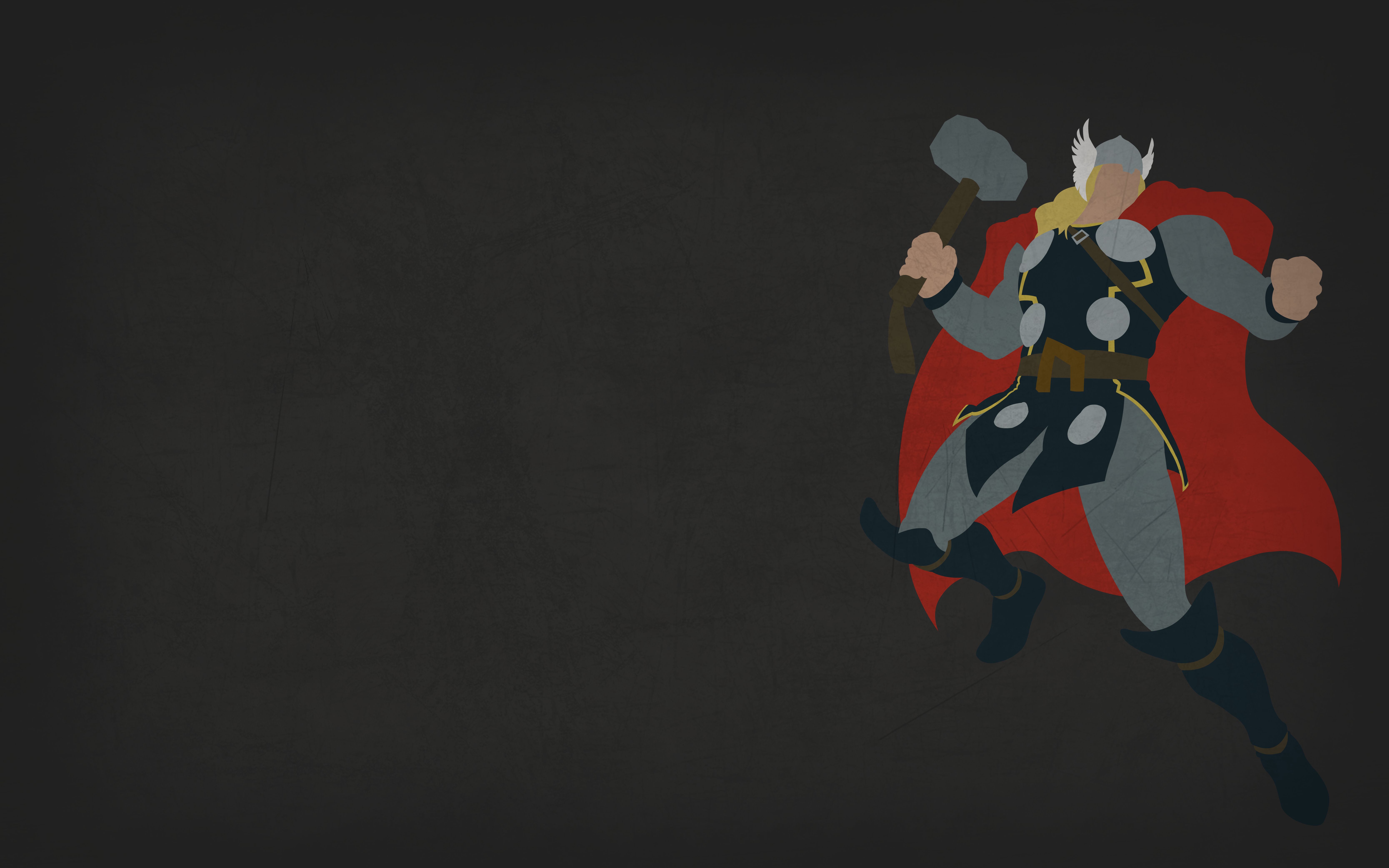 Thor Avengers Minimal 4K Wallpapers