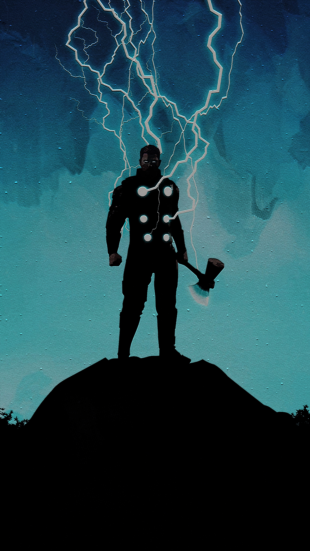 Thor Avengers Minimal 4K Wallpapers
