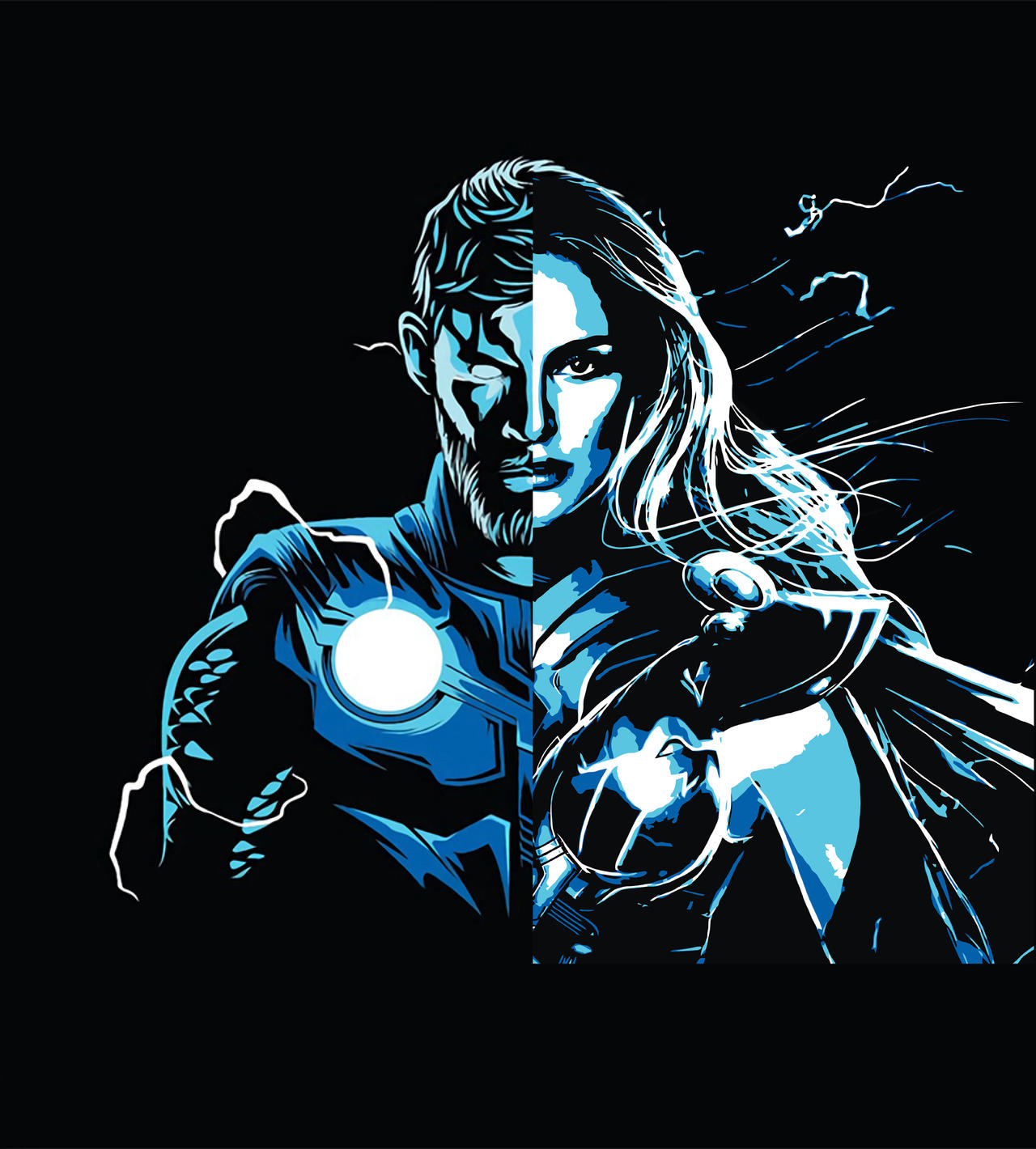 Thor Love And Thunder Minimalist Wallpapers