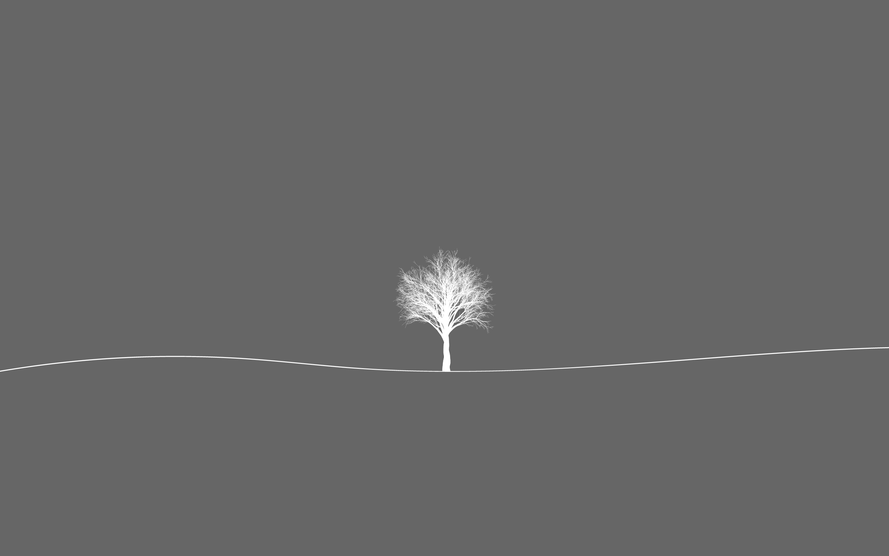 Tree And Cityscape Minimal Wallpapers