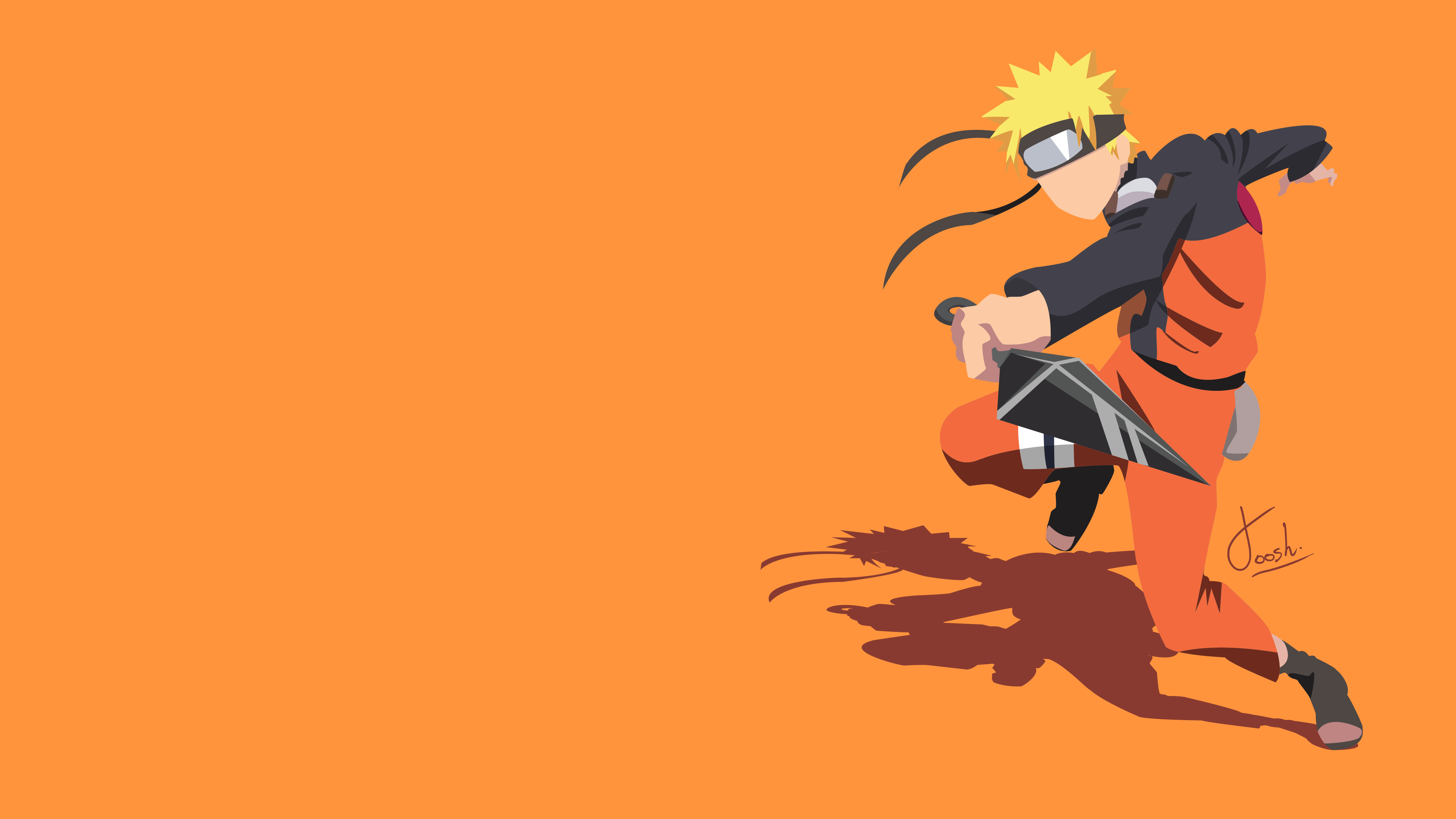 Uzumaki Naruto Shippuuden Minimalism Wallpapers