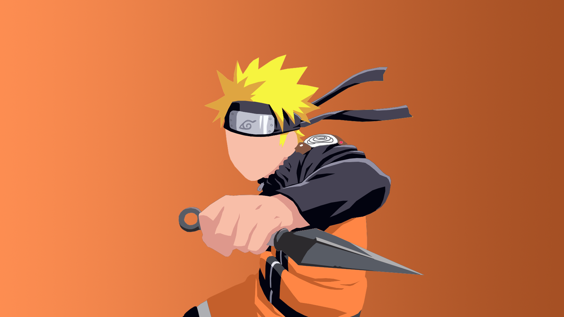 Uzumaki Naruto Shippuuden Minimalism Wallpapers