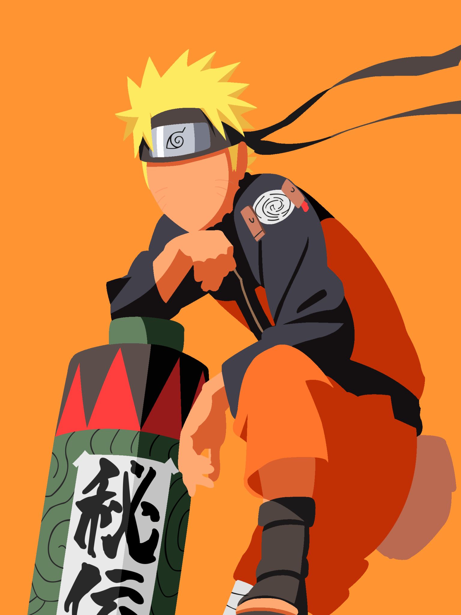 Uzumaki Naruto Shippuuden Minimalism Wallpapers