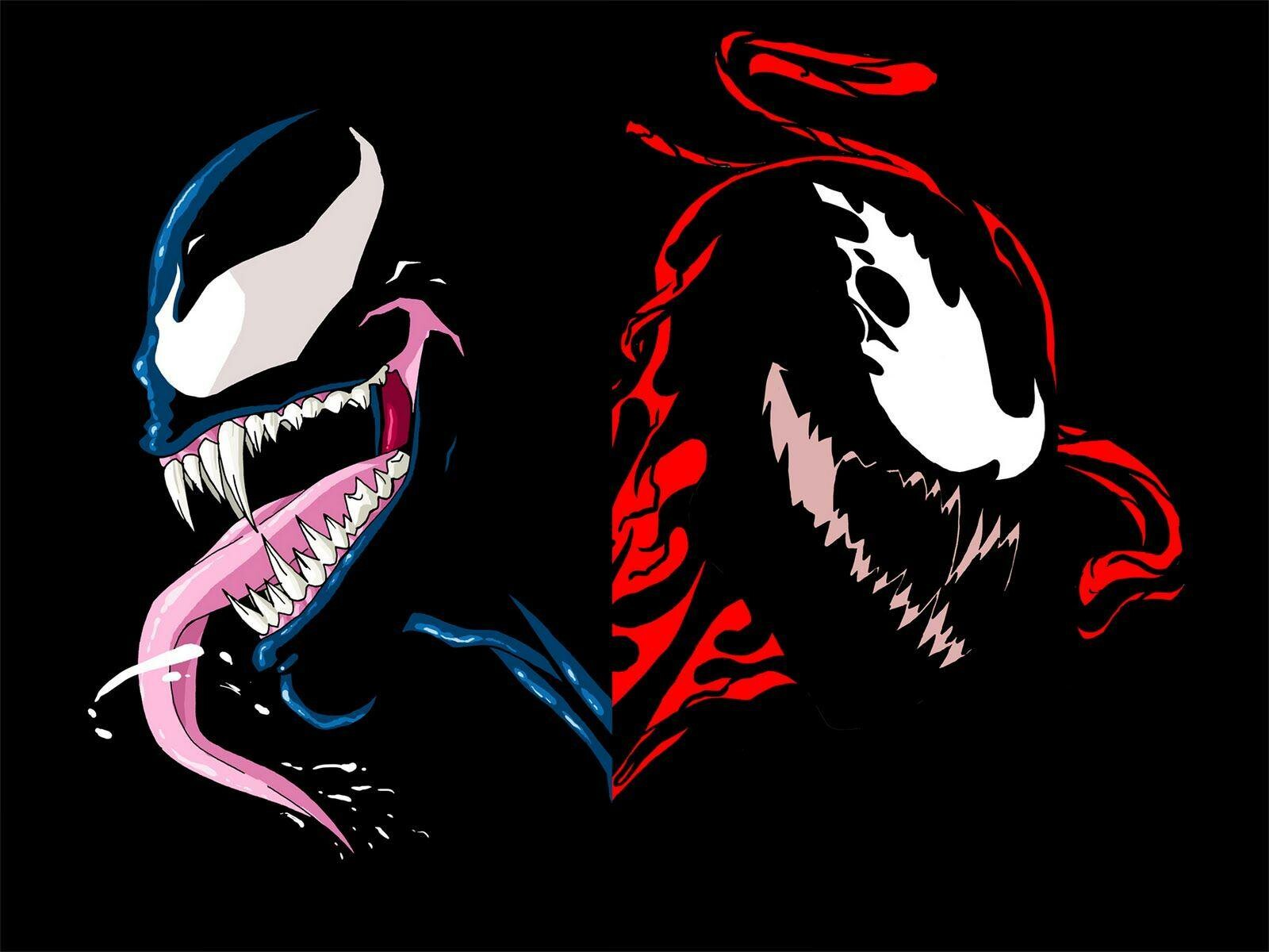 Venom Minimal Design 5K Wallpapers