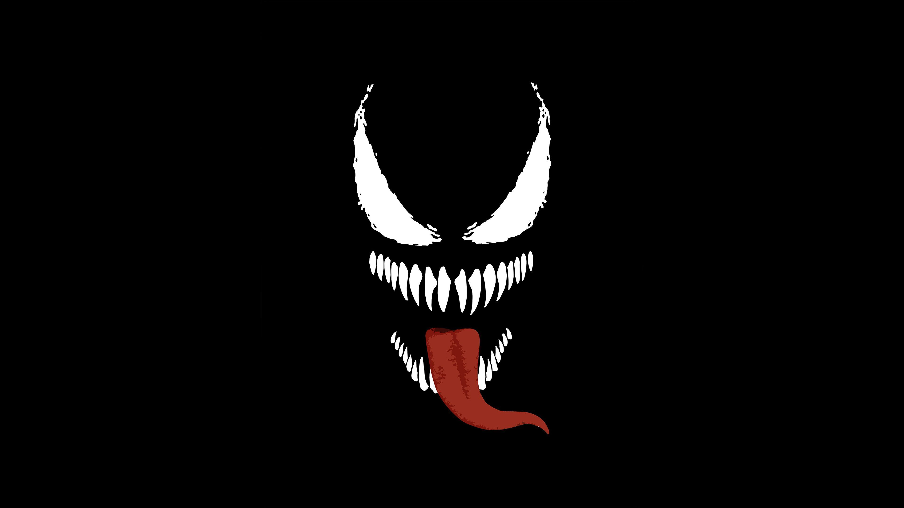 Venom Minimalstic Art Wallpapers