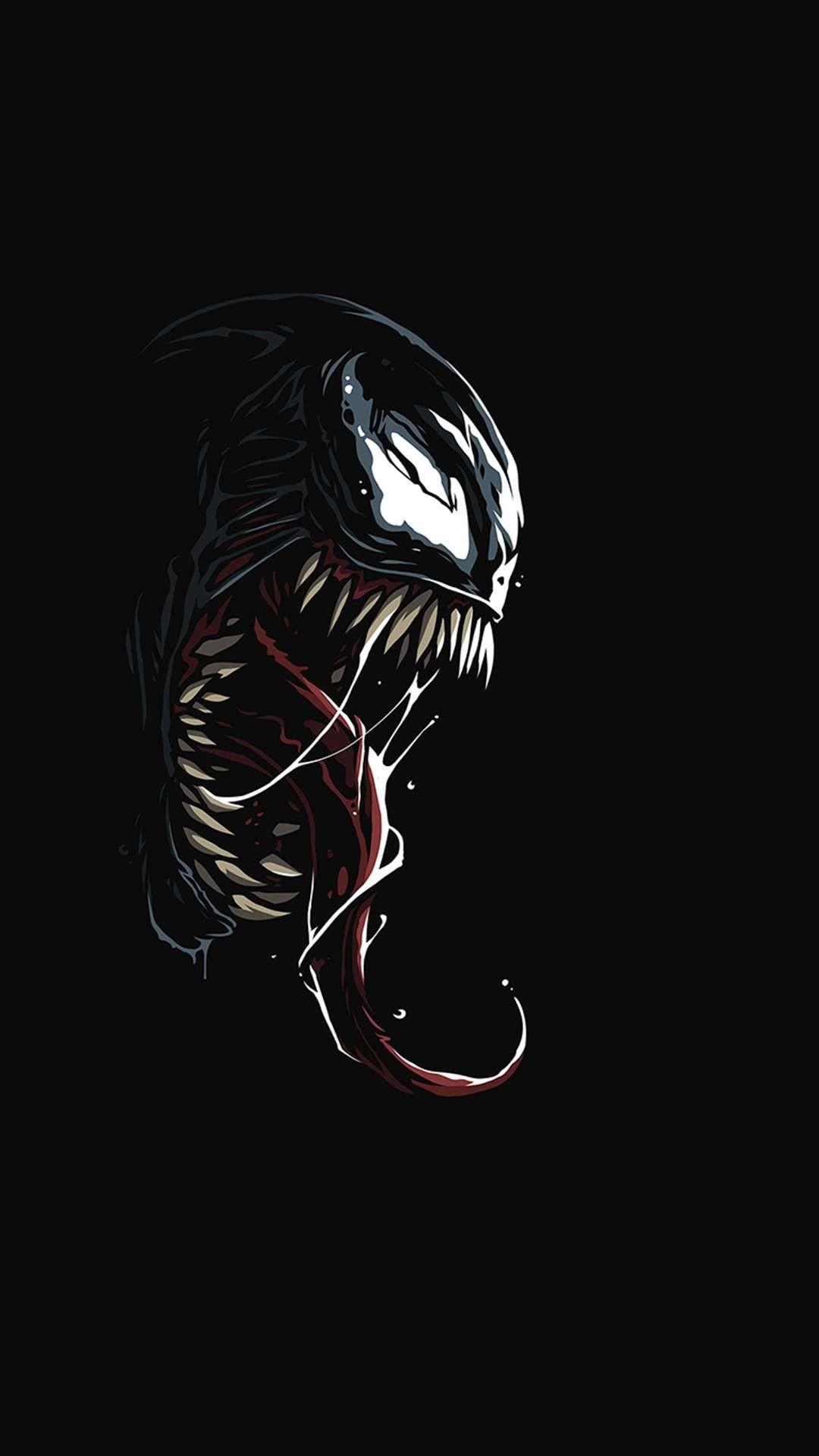 Venom Minimalstic Art Wallpapers